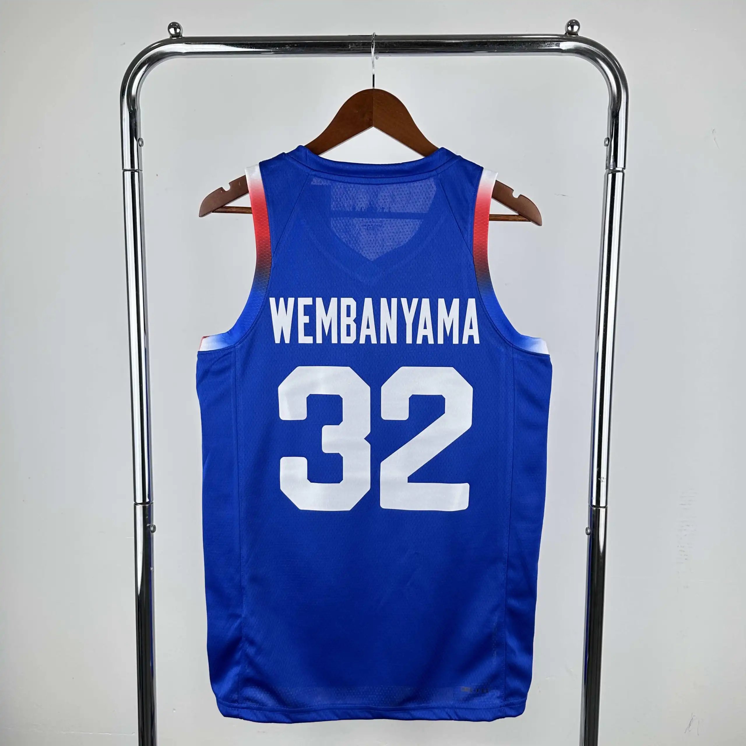NBA France National Team 32#WENBANYAMA（定制信息请在下单时备注，发消息不算）