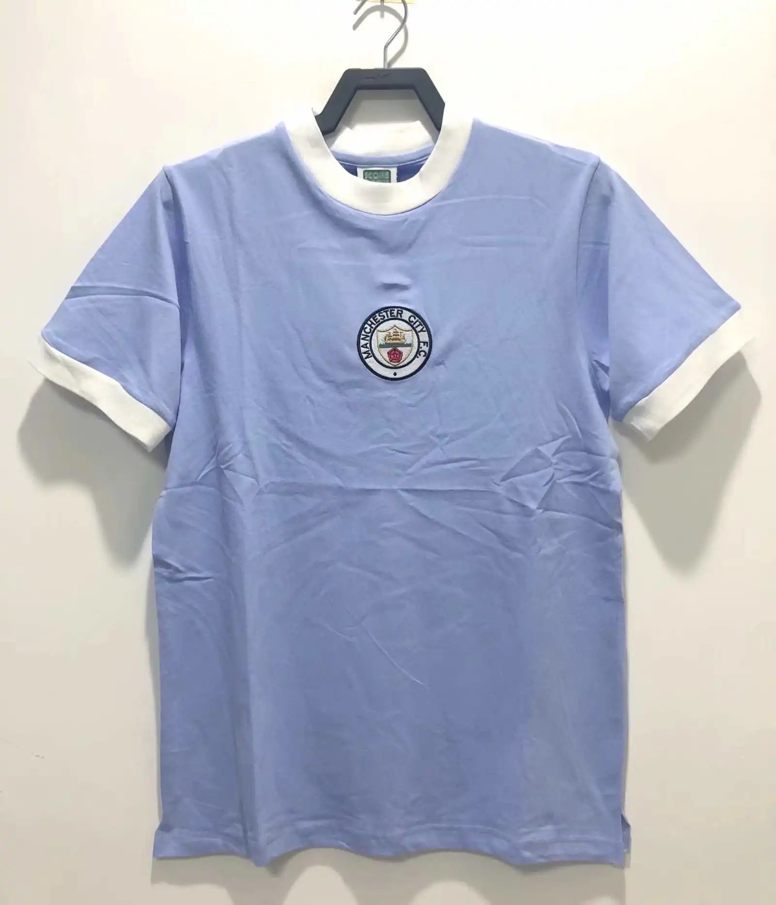 1972 Manchester City Home Thailand Version (For customization details, please leave a note when placing your order; messages will not be checked)