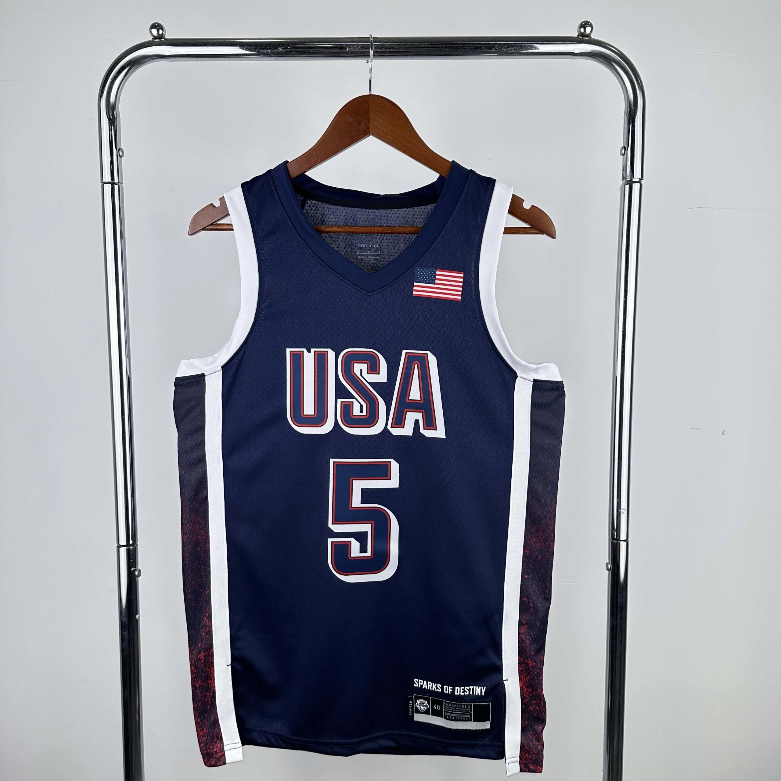 2024 USA National Team Navy Blue #5 Edwards (Please note customization info in order remarks; messages are not valid)