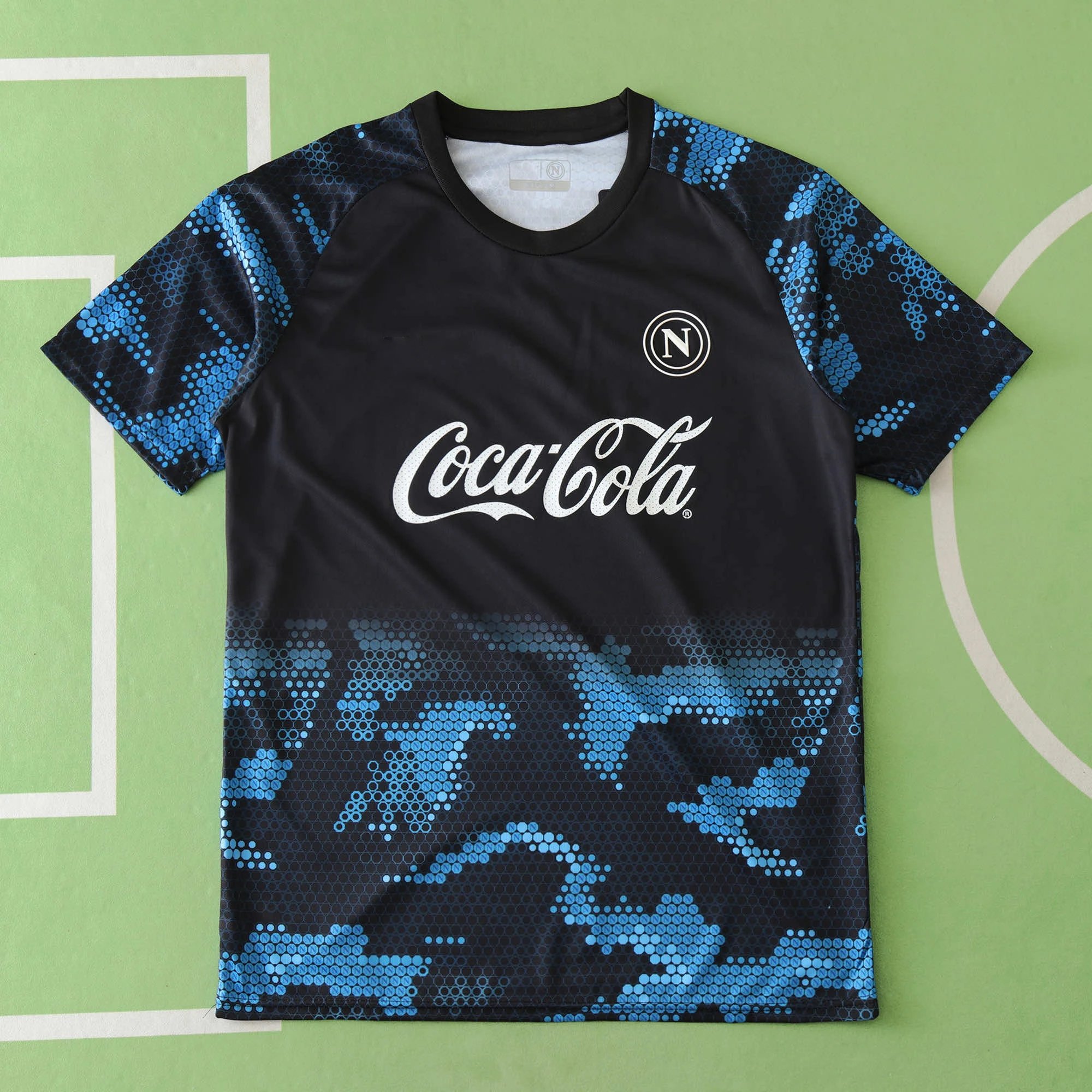 24/25 Napoli Black and Blue Training Suit Thai Version (For customization, please leave a note with your order; do not send private messages)