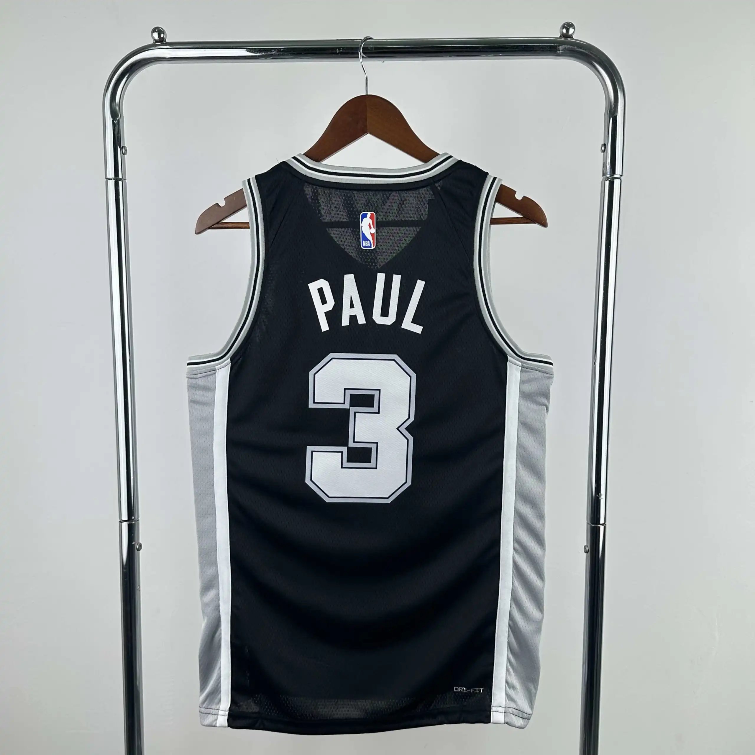NBA San Antonio Spurs 3# PAUL (For custom info, please leave a note when placing your order. Sending a message does not count.)