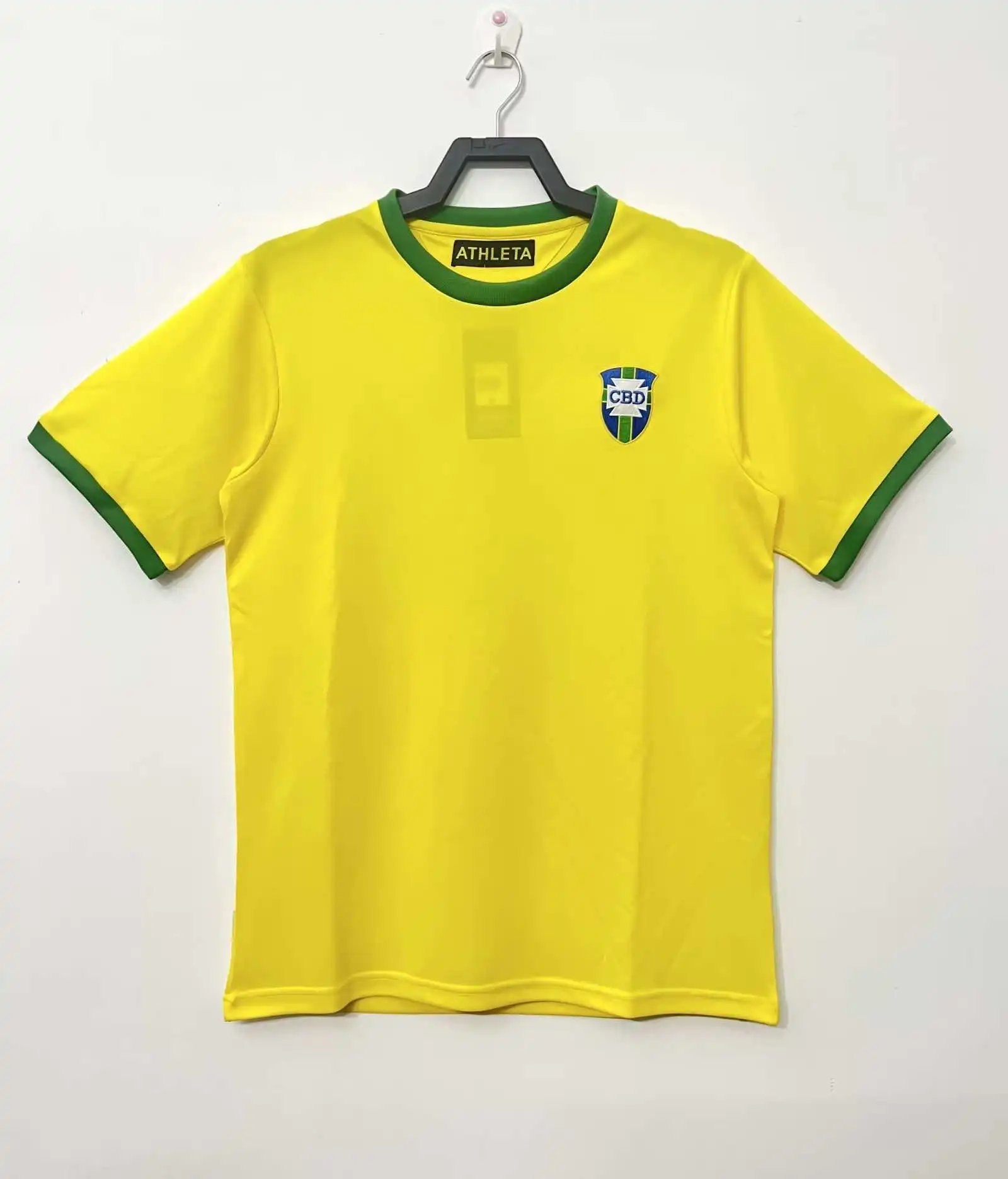 1970 Brazil Home Thailand Version (Please note customization info when placing order, messages will not be checked)