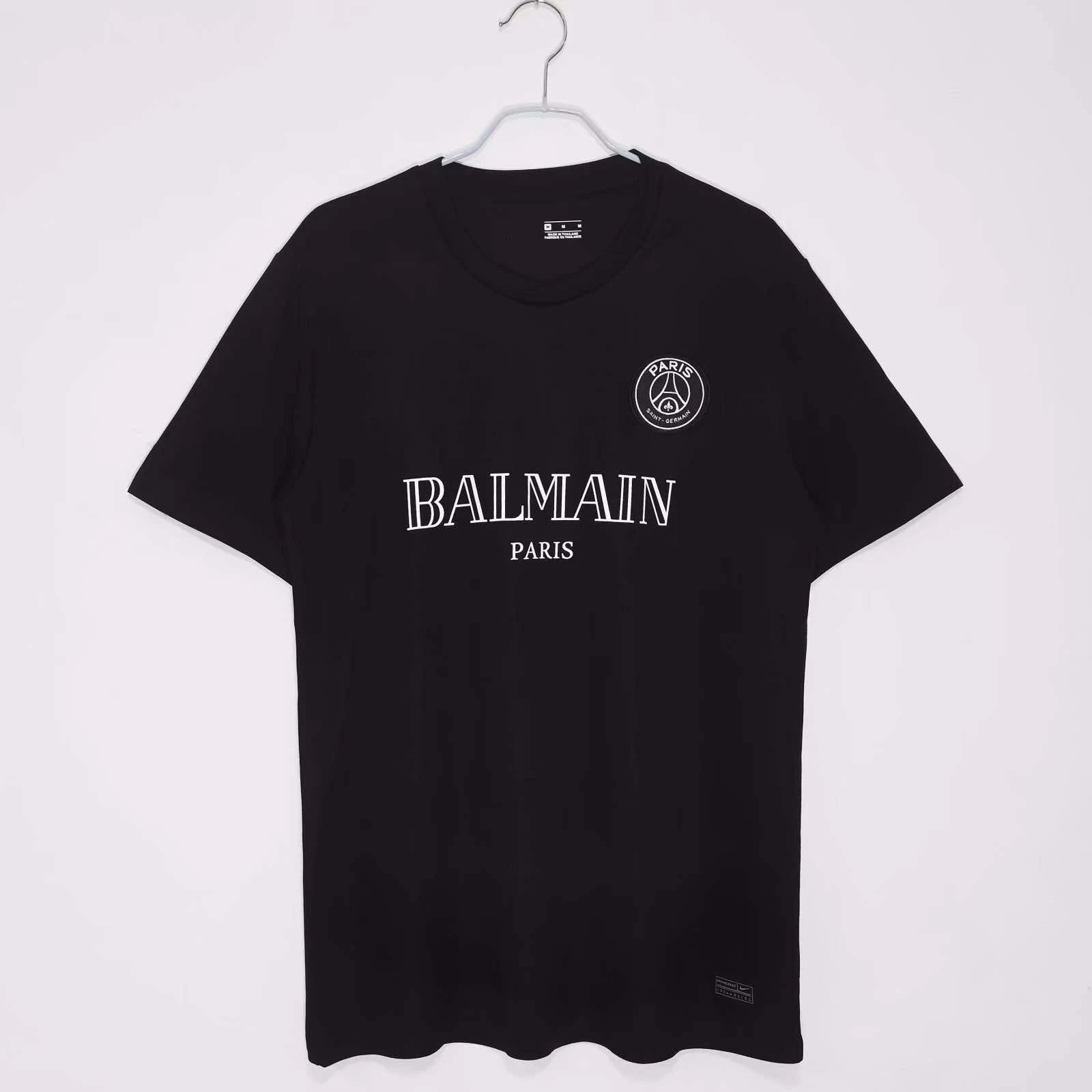 2020 Paris Black Training Suit Thai Edition (Please note customization information when placing an order, do not check messages sent) (Please note customization information when placing an order, do not send private messages)