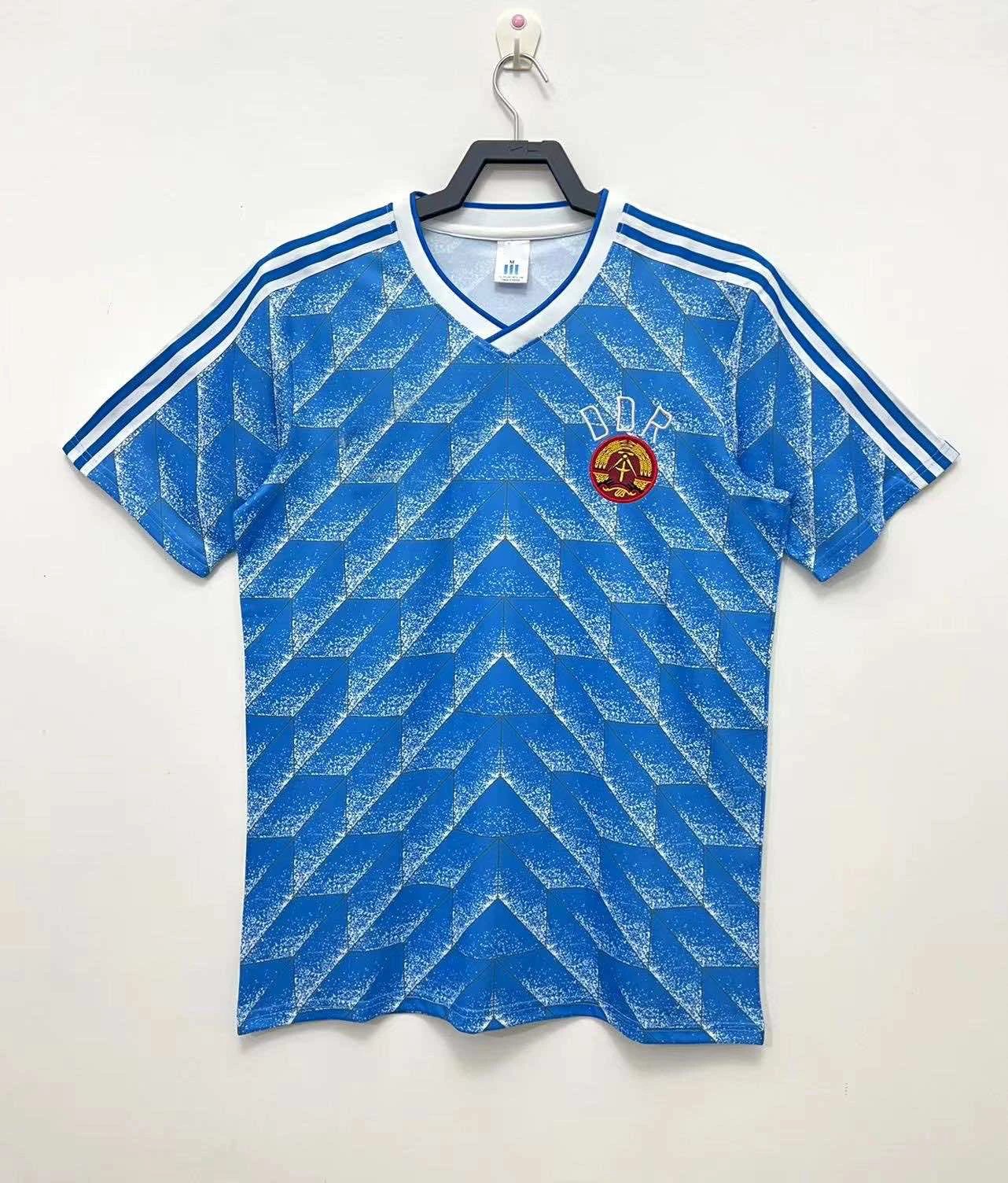 1988 East Germany Away Thai Version (Please note customization info when placing order, messages not checked)