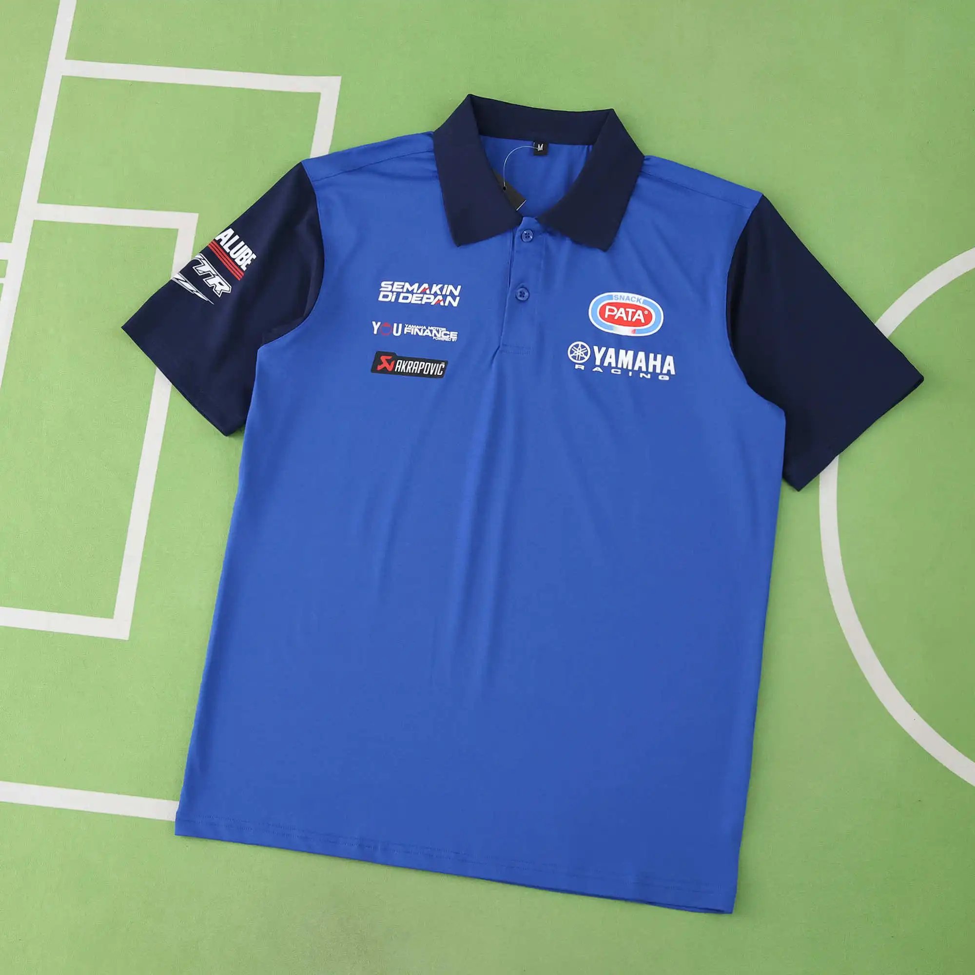 F1 Yamaha Racing Polo Shirt (Please note customization details when placing your order; messages are not counted)