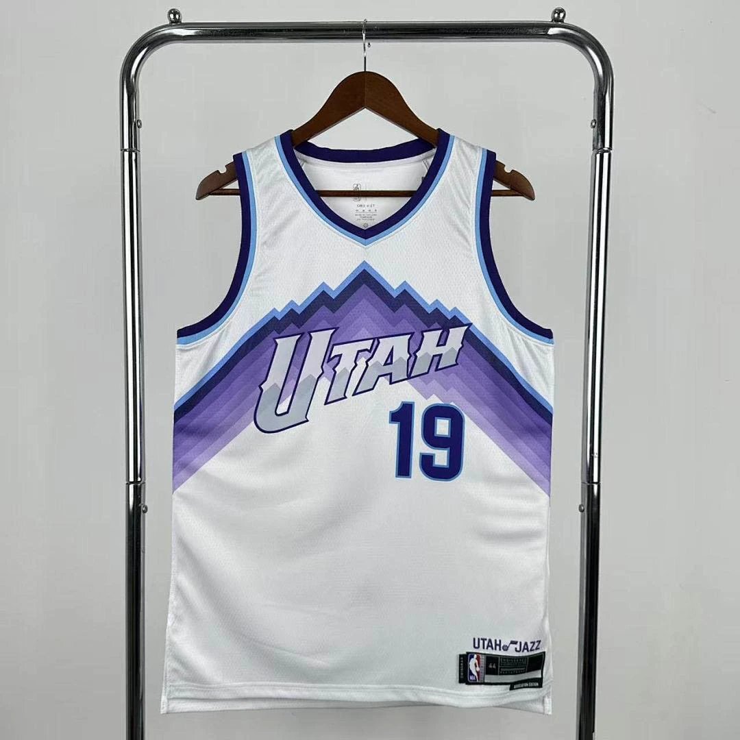 25-26 NBA Utah Jazz White 19-BAILEY
