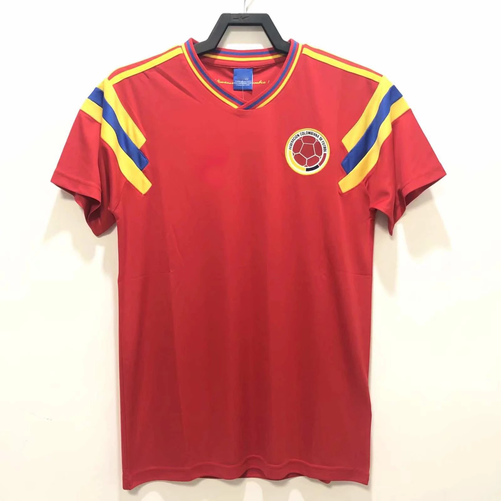 1990 Colombia Away Thai Version (For custom info, please note it when placing an order; messages will not be checked)