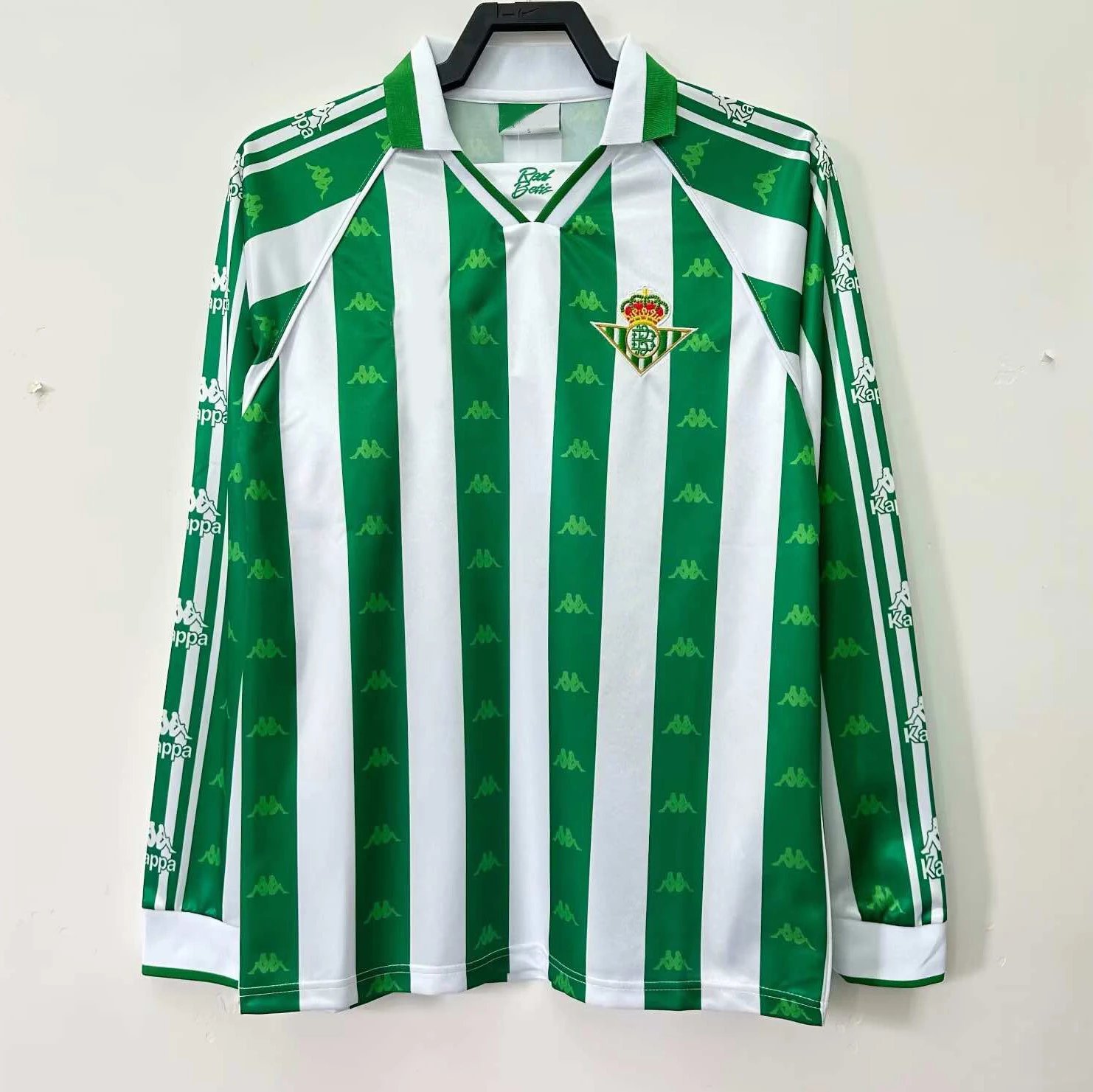 9597 Real Betis Home Long Sleeve Thai Version (Please note customization info when placing order, messages will not be checked)