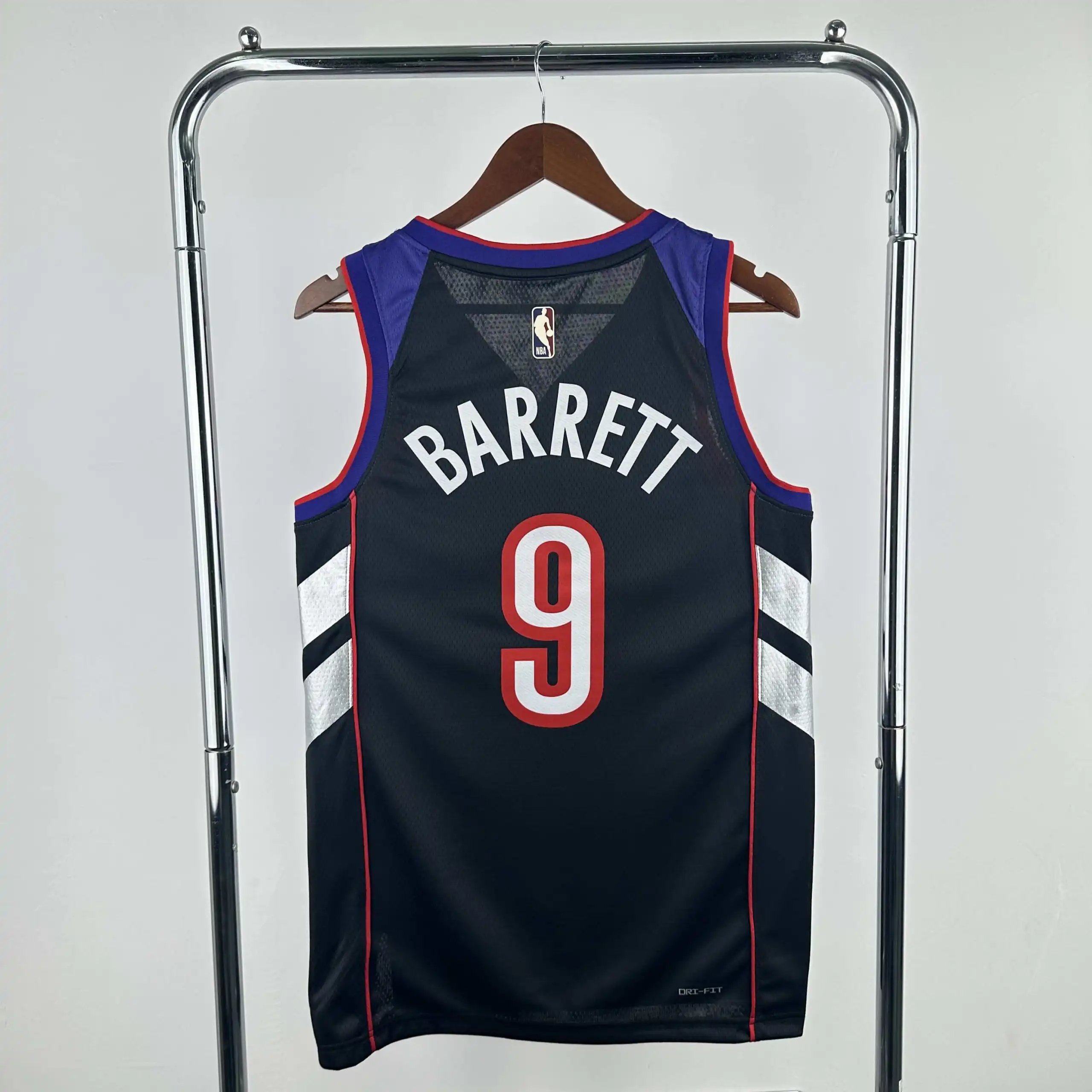 NBA Toronto Raptors 9#BARRETT（定制信息请在下单时备注，发消息不算）