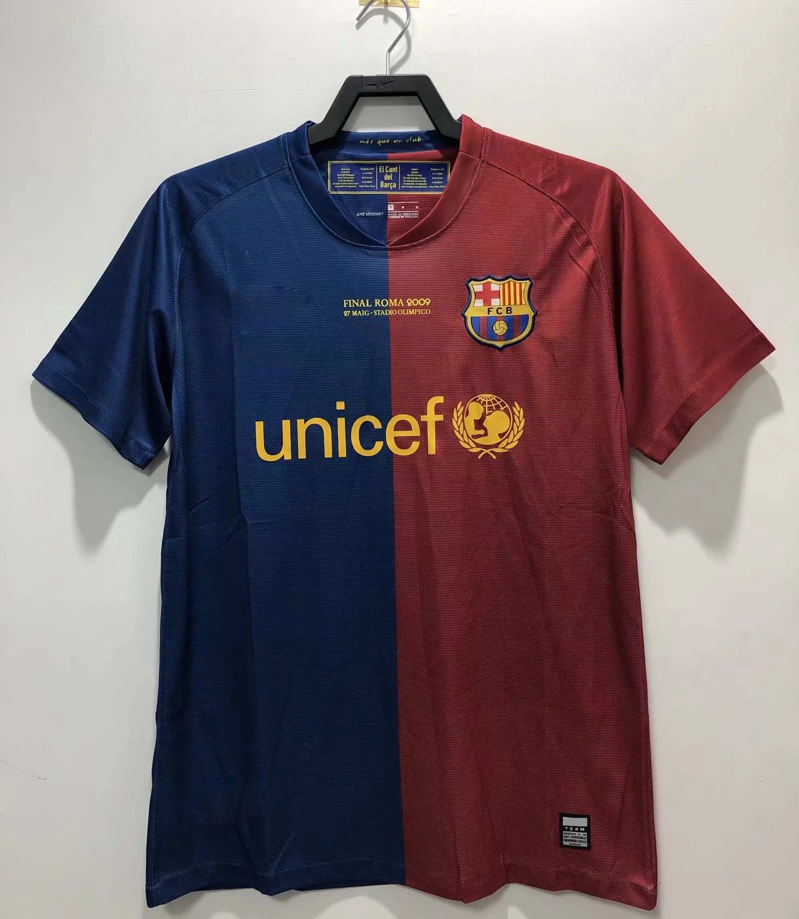 0809 Barcelona Home UEFA Champions League Fans' Version (Please leave customization notes when placing order; messages will not be checked)