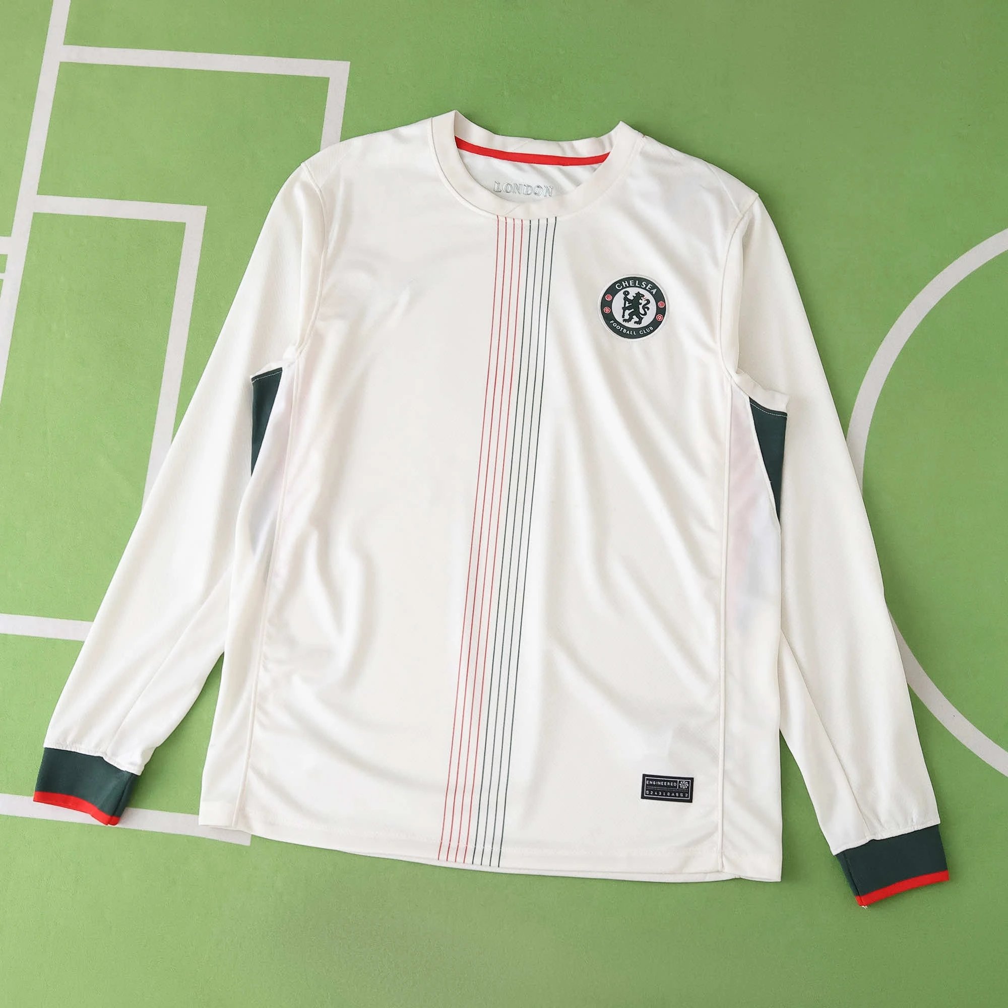 2526 Chelsea Away Long Sleeve Thai Version (Please note customization info when placing order, messages are not counted)