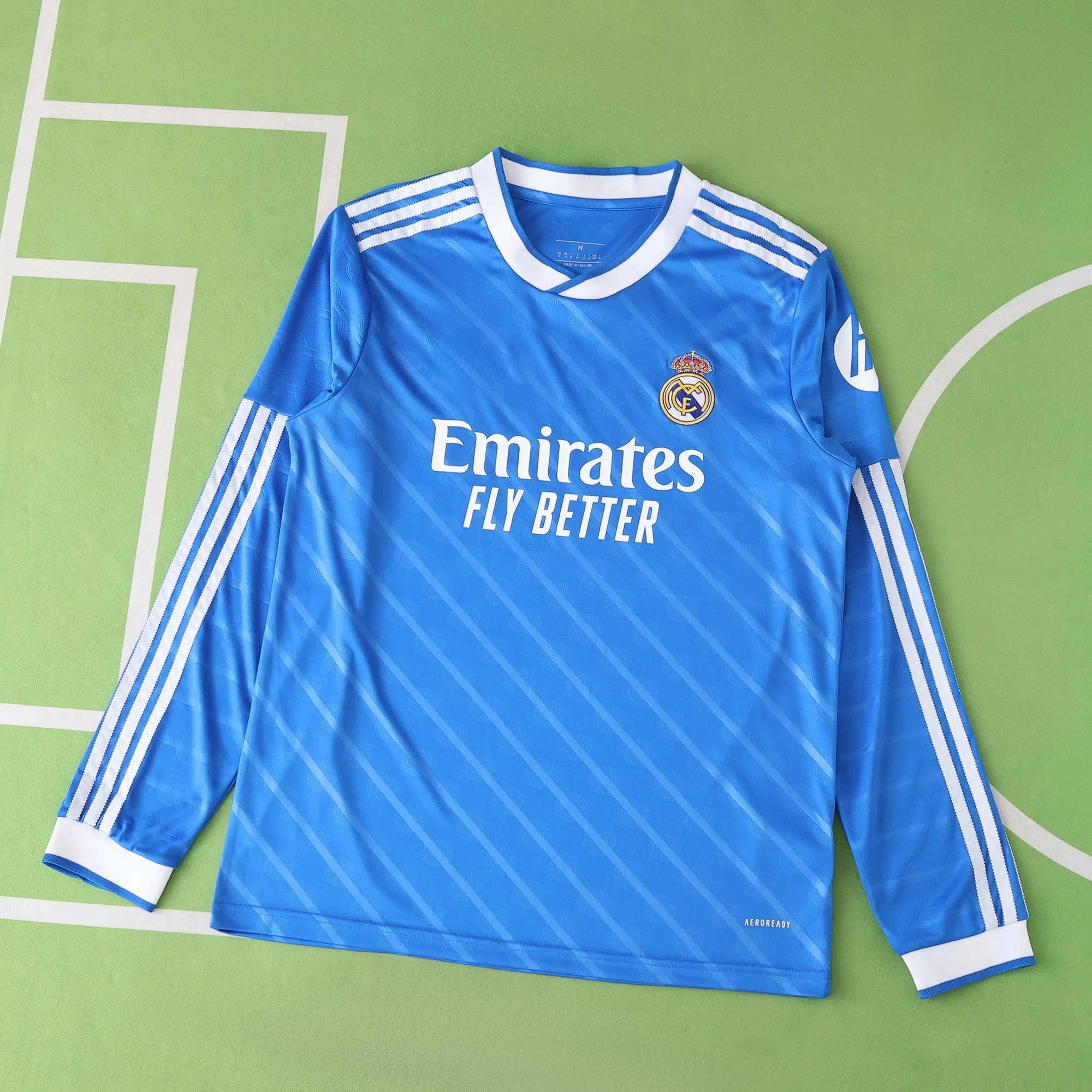 2526 Real Madrid 2nd Away Long Sleeve Jersey Thai Version (Customization details must be noted at checkout, messages are not valid)