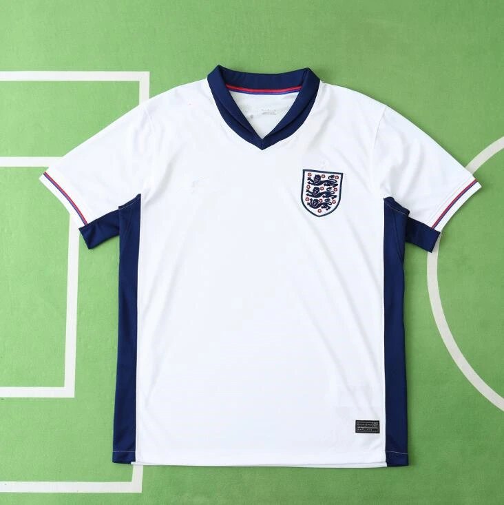 24/25 England Home Soccer Jersey Thai Version (Please note customization info when placing order, messages are not counted)