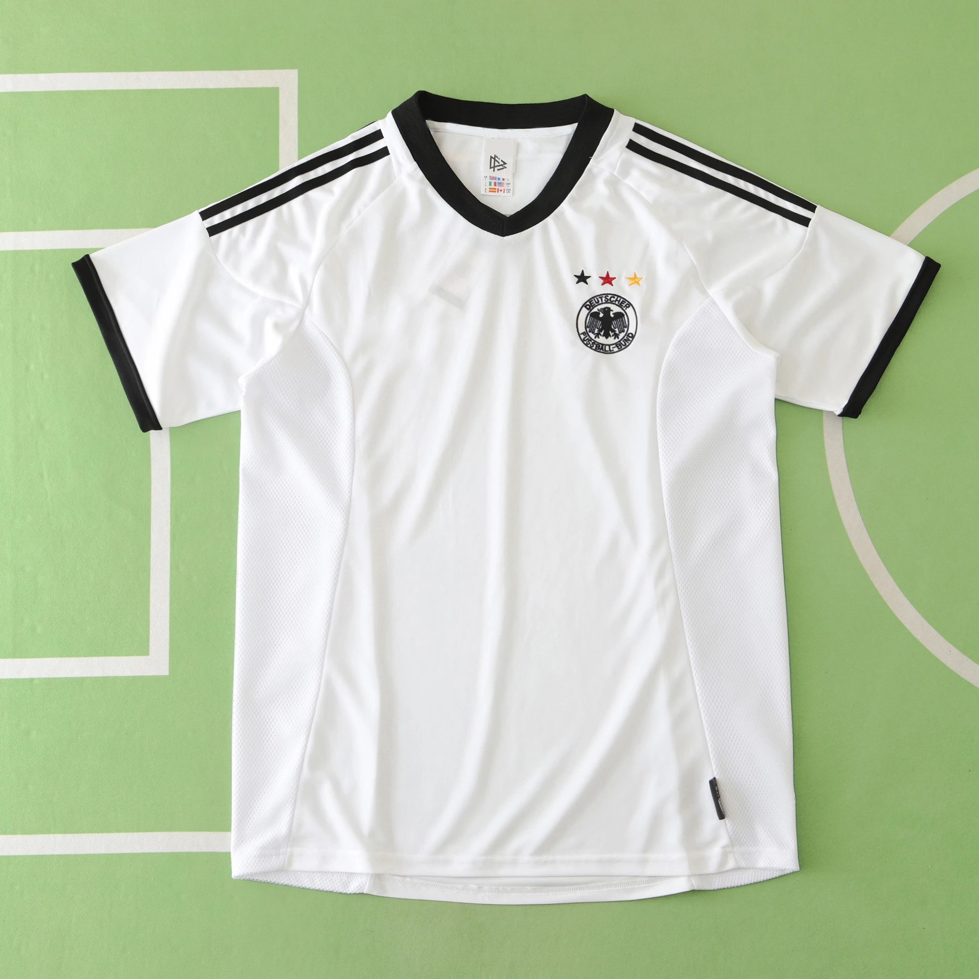 2002 Germany Home Replica Jersey (Please leave customization details in the order notes; messages are not accepted)