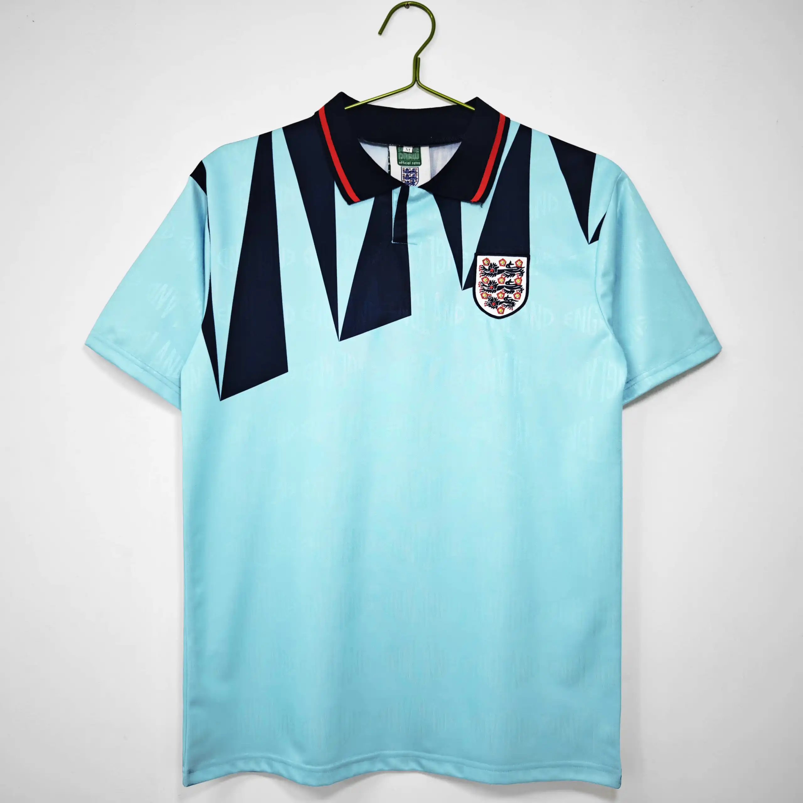 1992 England Away Jersey Thai Version (For custom info, please leave a note when placing order; messages will not be checked)