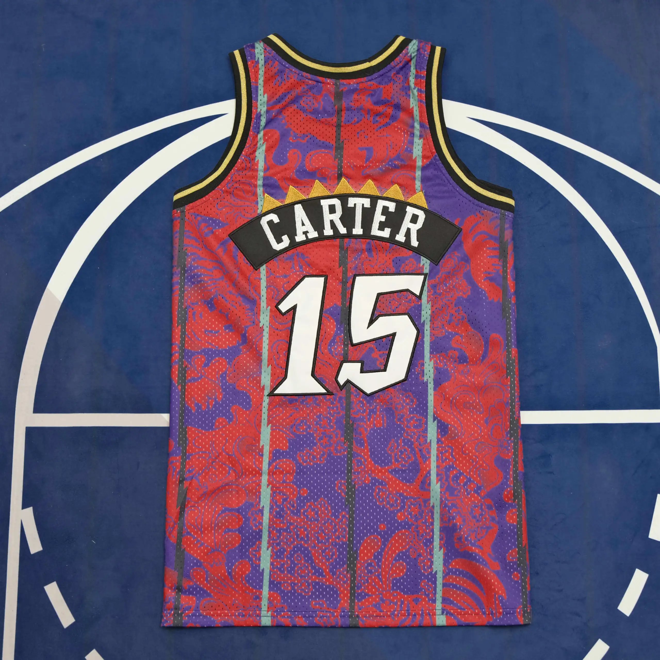 NBA Toronto Raptors 15# Carter (Please leave a note with your order for customization, do not send private messages)