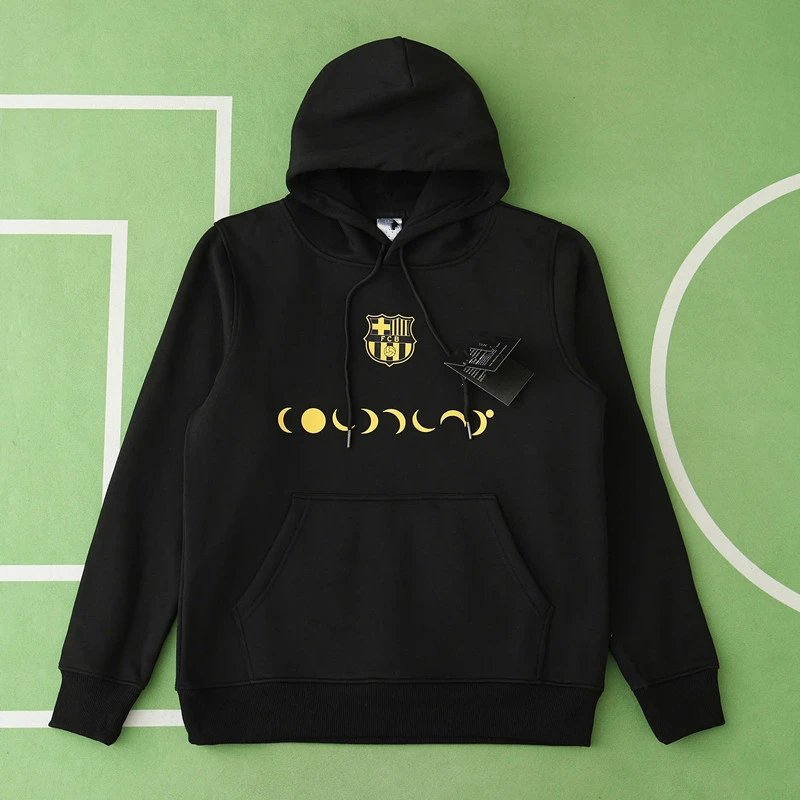 2425 Barcelona Black Coolplay Hoodie (Custom info must be noted at checkout; messages do not count)