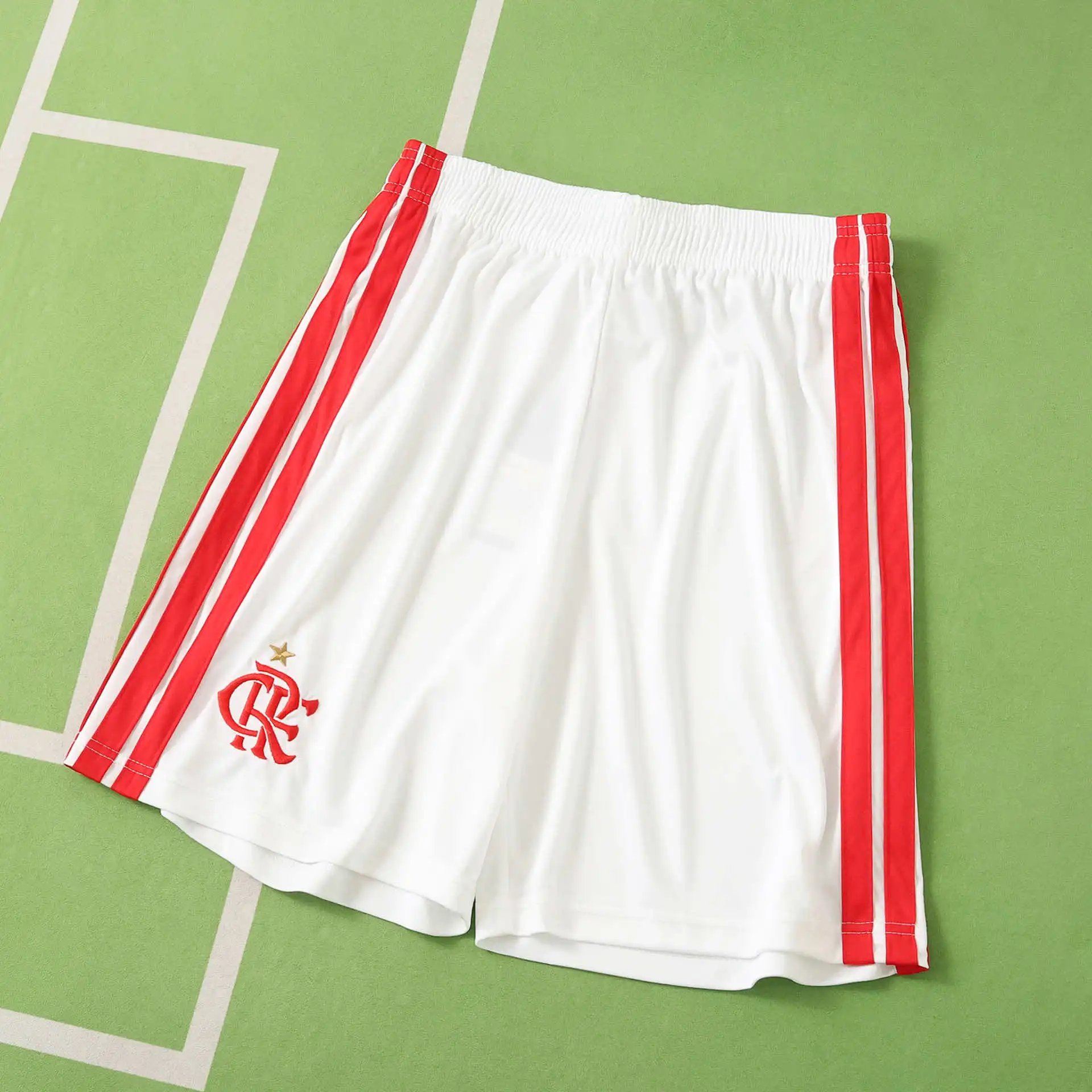 2627 Flamenco home white shorts (please note customization information when placing the order, messages are not included)