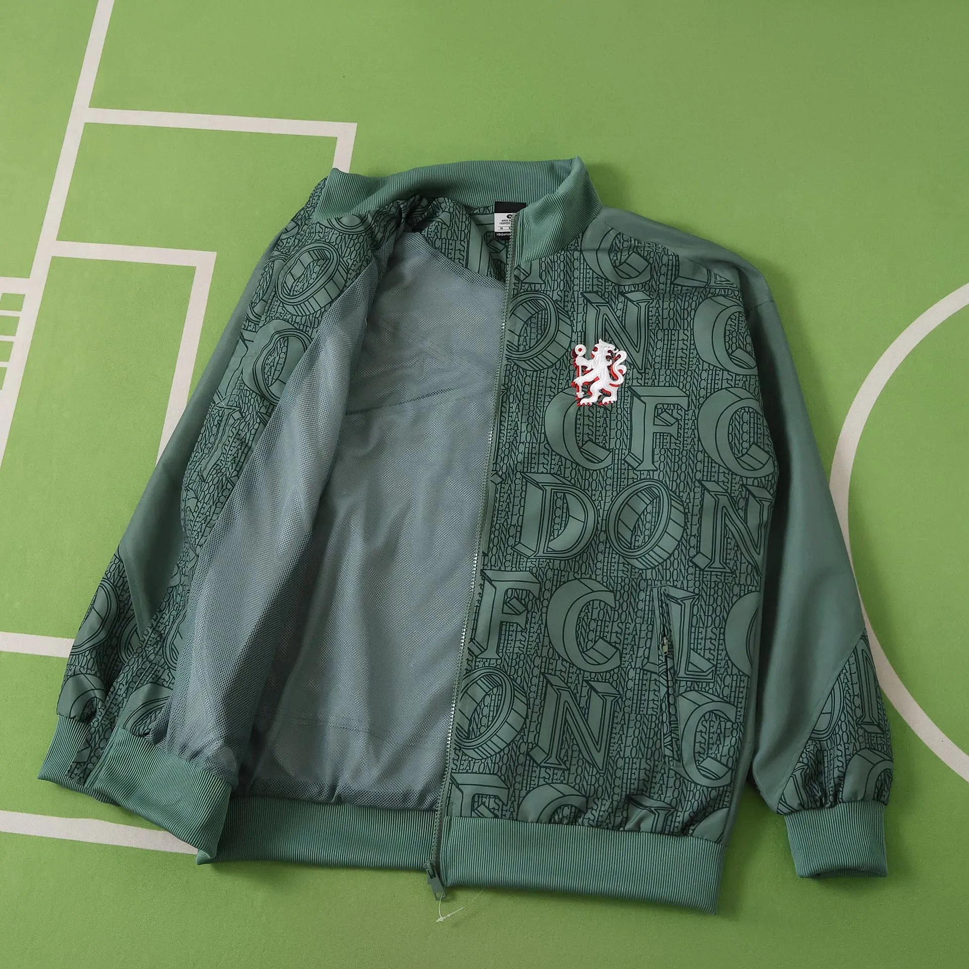 2526 Chelsea Green Trench Coat (Embroidered)