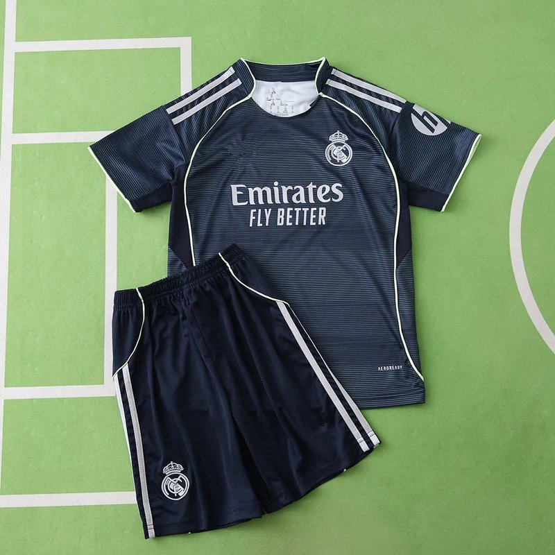 2526 Real Madrid Away Kids' Jersey (Please leave customization info in order notes; messages not accepted)
