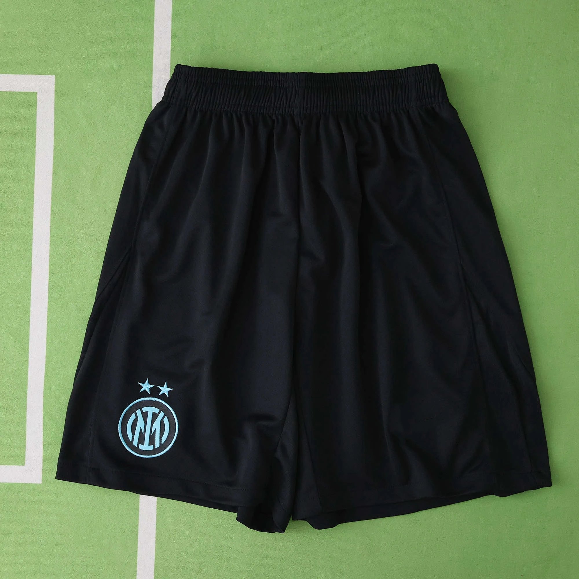 2526 Inter Milan Home Black Shorts (Please note customization info in your order; messages are not counted)