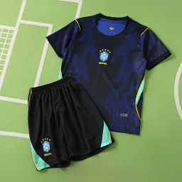 thumbnail for 2026 Brazil Away Children's Clothing (Please note when placing an order for customized information, sending messages does not count)