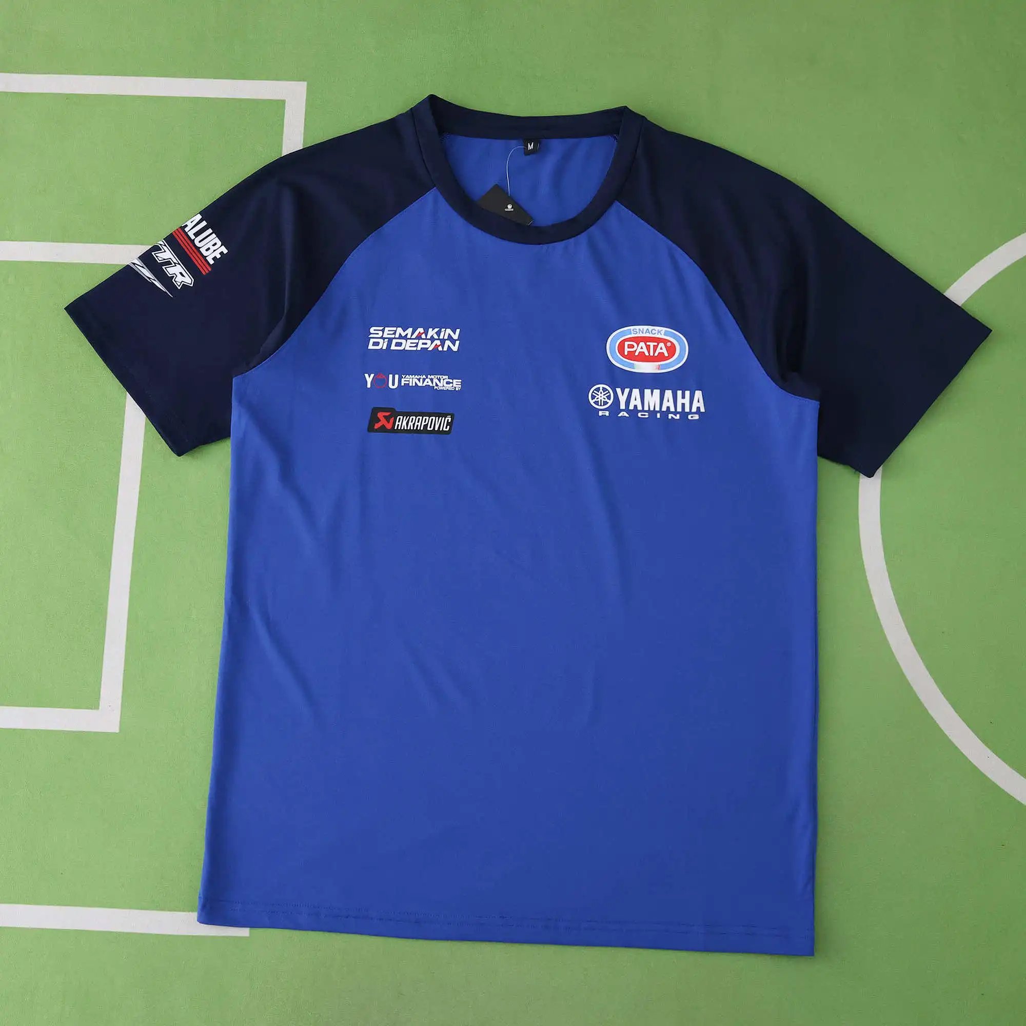 F1 Yamaha Racing Blue T-Shirt (For customization, please leave a note when placing your order; sending a message will not count)