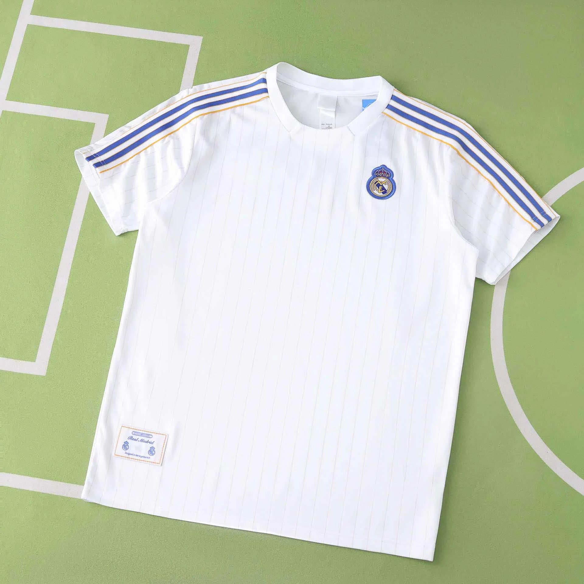 2526 Real Madrid White and Blue Shoulder Special Edition Thai Version
