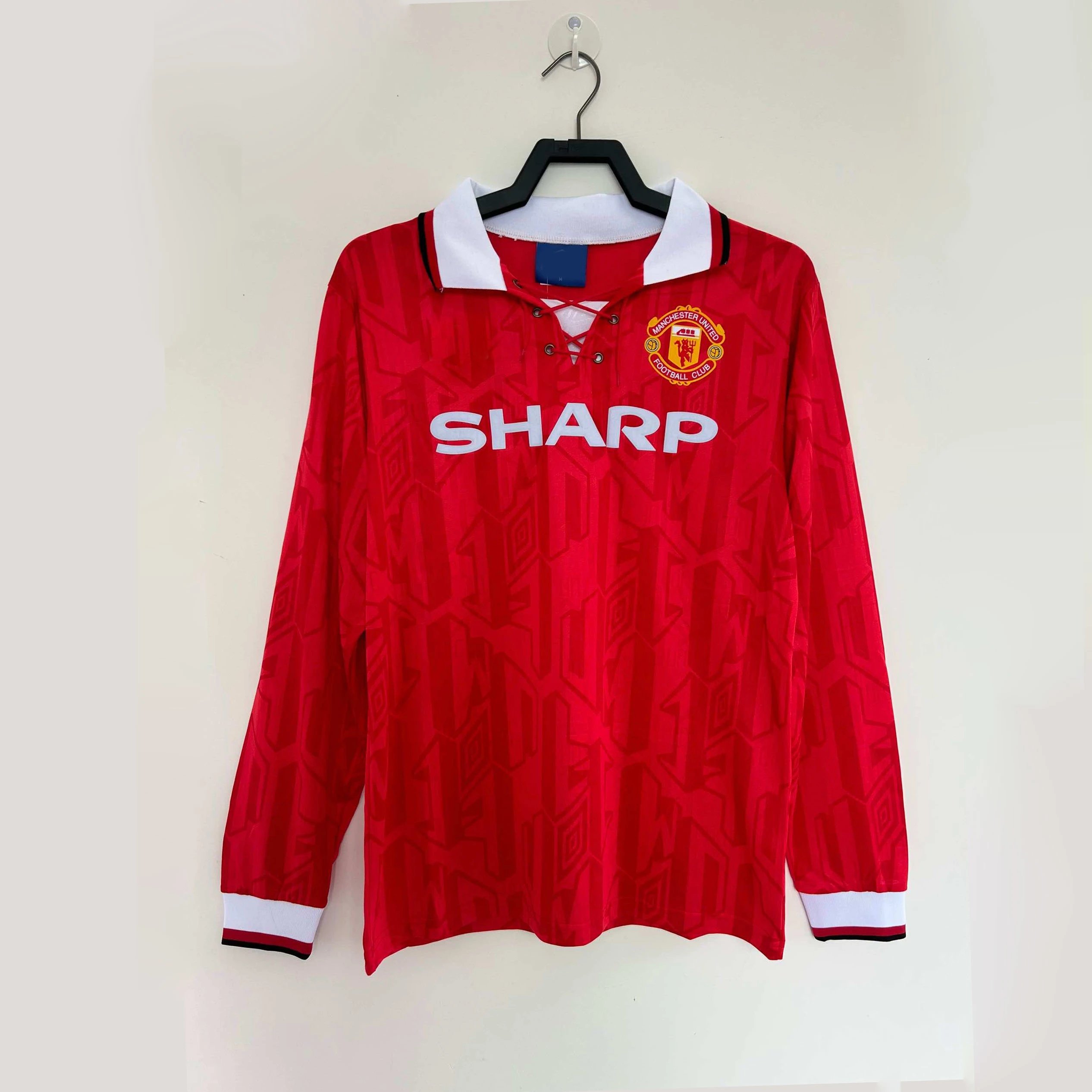 9294 Manchester United Home Long Sleeve Thai Version (For customization info, please leave a note when placing order; messages will not be checked)