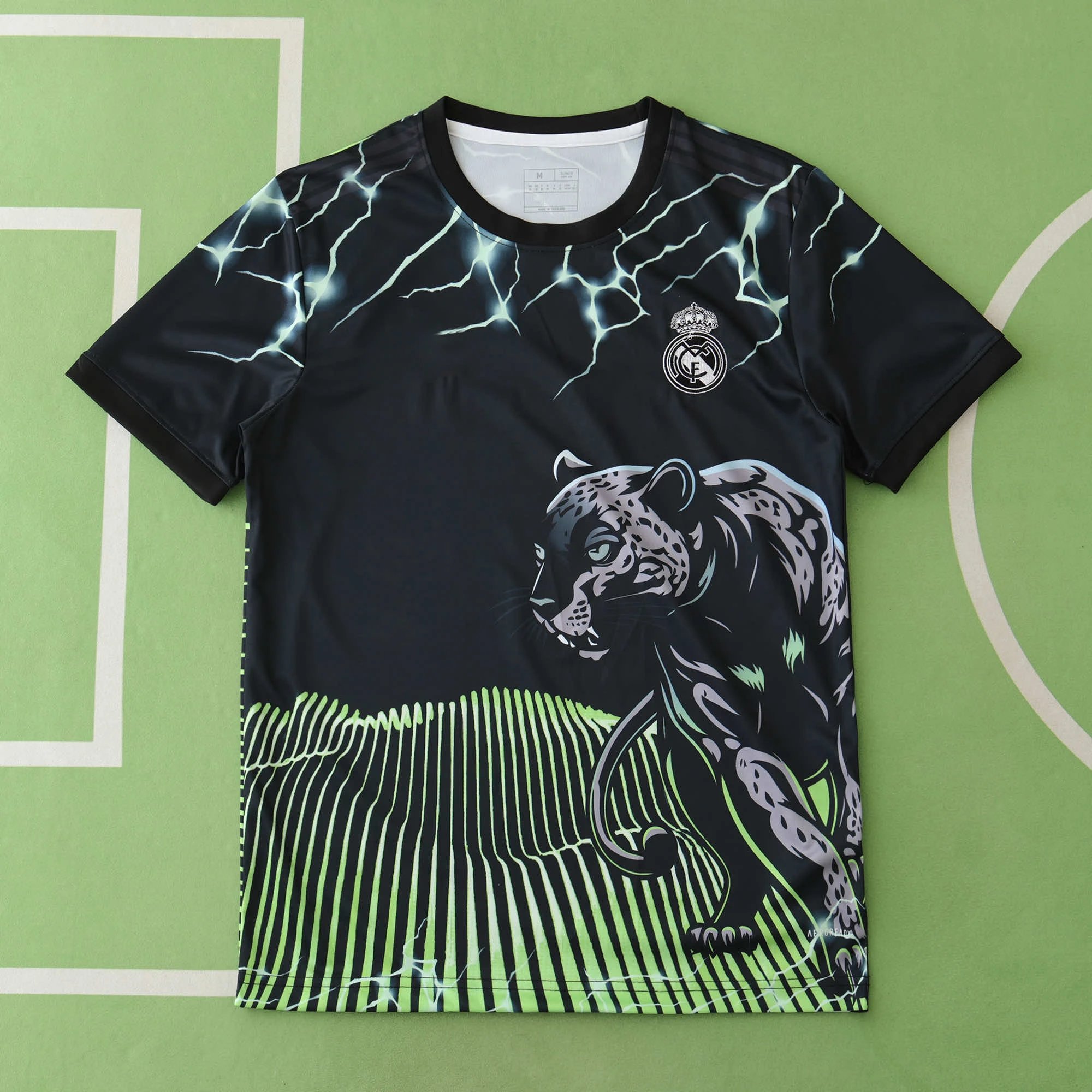 2425 Real Madrid Black Green Leopard Thai Version (Please note customization info when placing order, messages not counted)