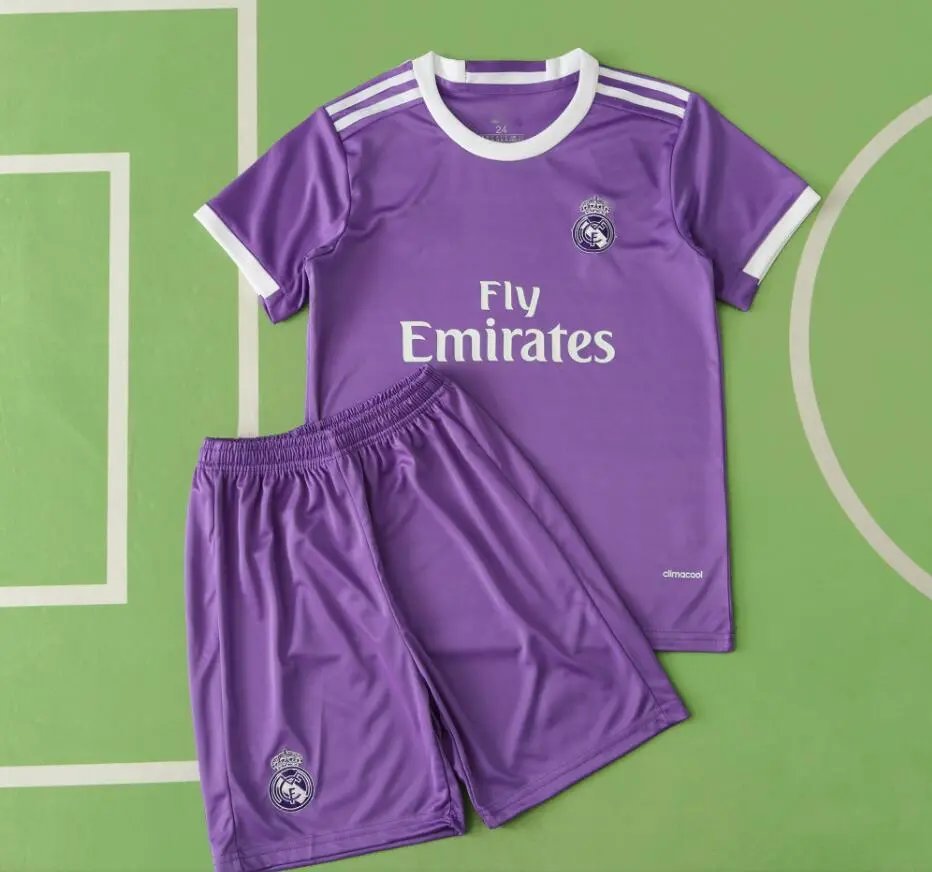 1617 Real Madrid away children's clothing (please note customization information when placing the order, messages are not included)