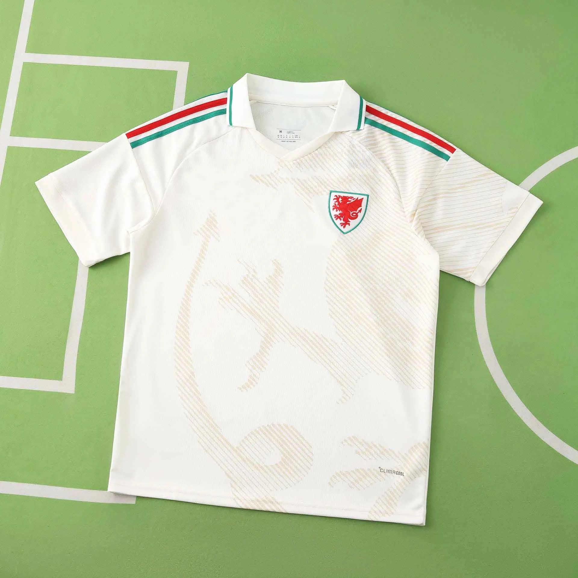 Adidas White Wales Away Jersey