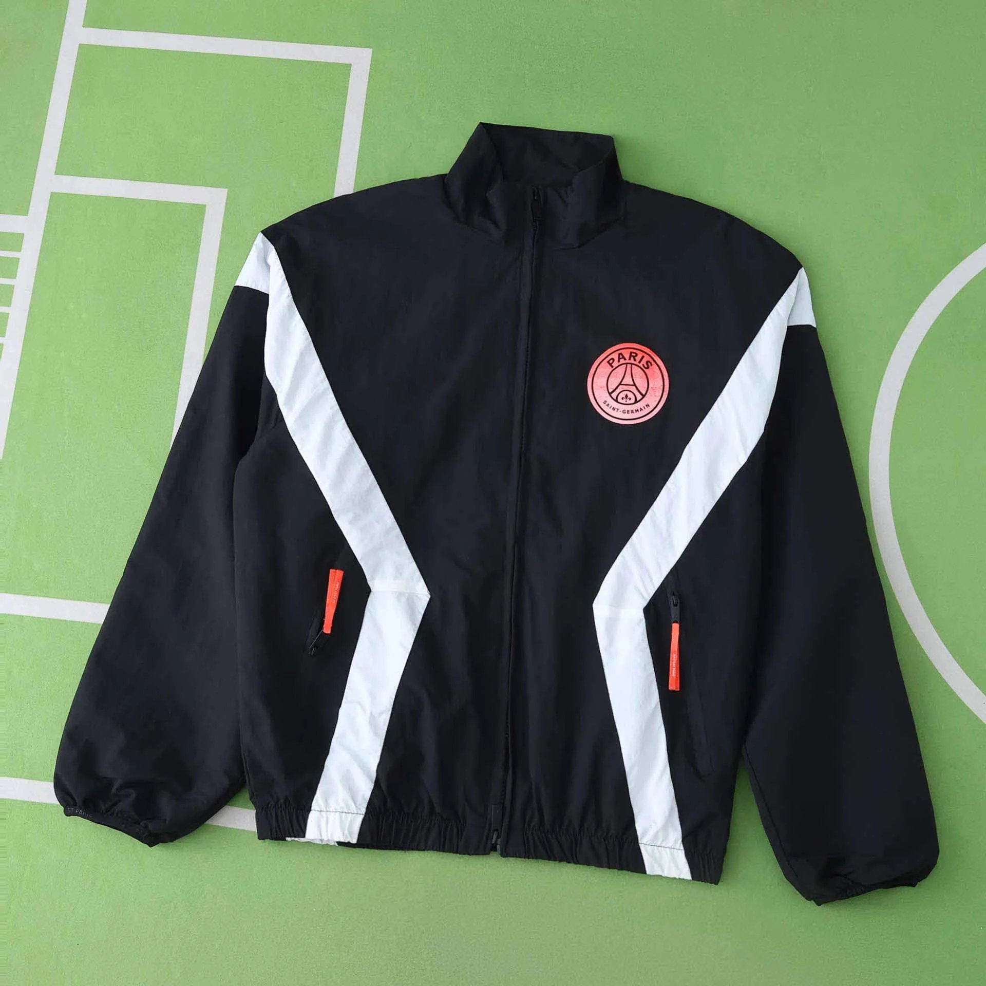 2526 Paris black and red logo windbreaker (please note customization information when placing the order, messages are not included)