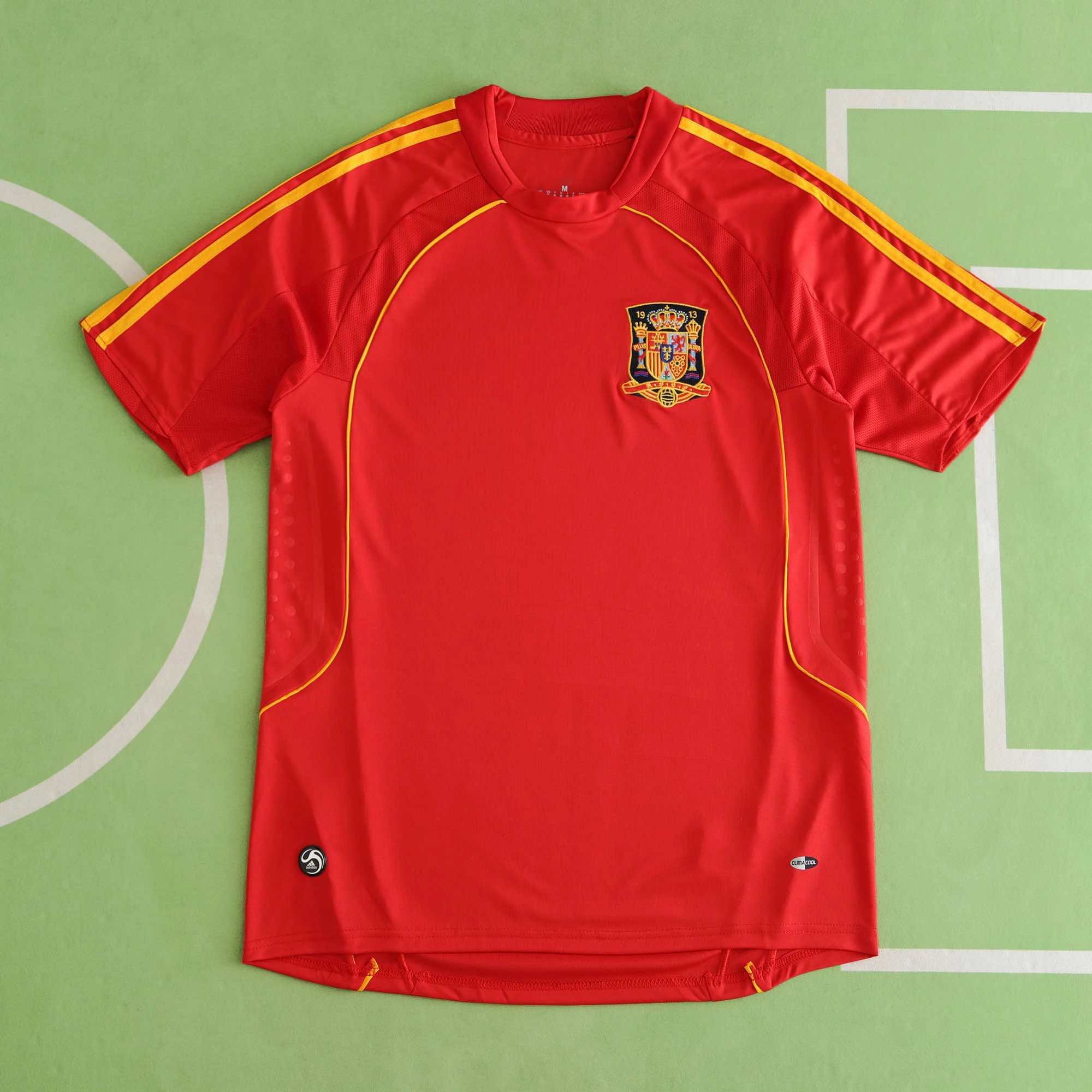2008 Spain Home Thai Version (Please note customization details when placing order, messages will not be counted)