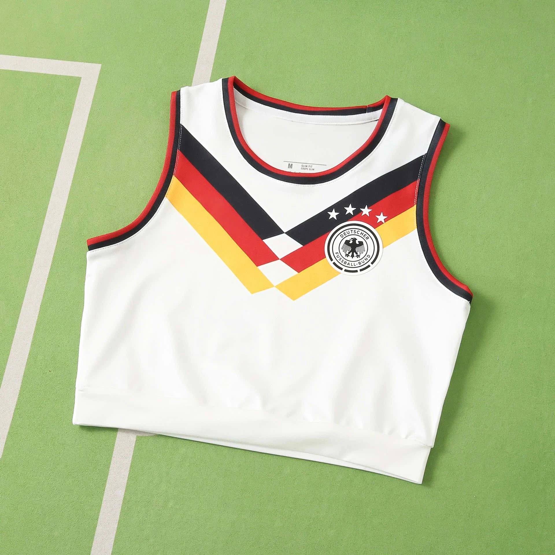 2026 Germany Home Women's Yoga Sleeveless Tank Top (For customization, please note at checkout; messages are not counted)