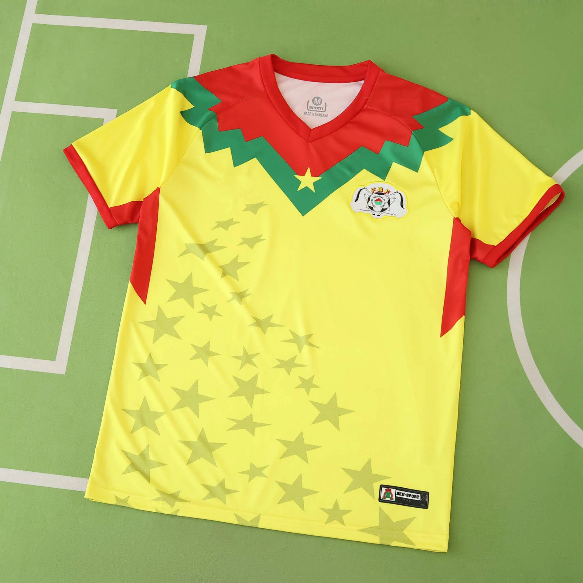 2526 Burkina Faso Away Yellow Thai Version (Please note customization info when placing order; messages are not counted)