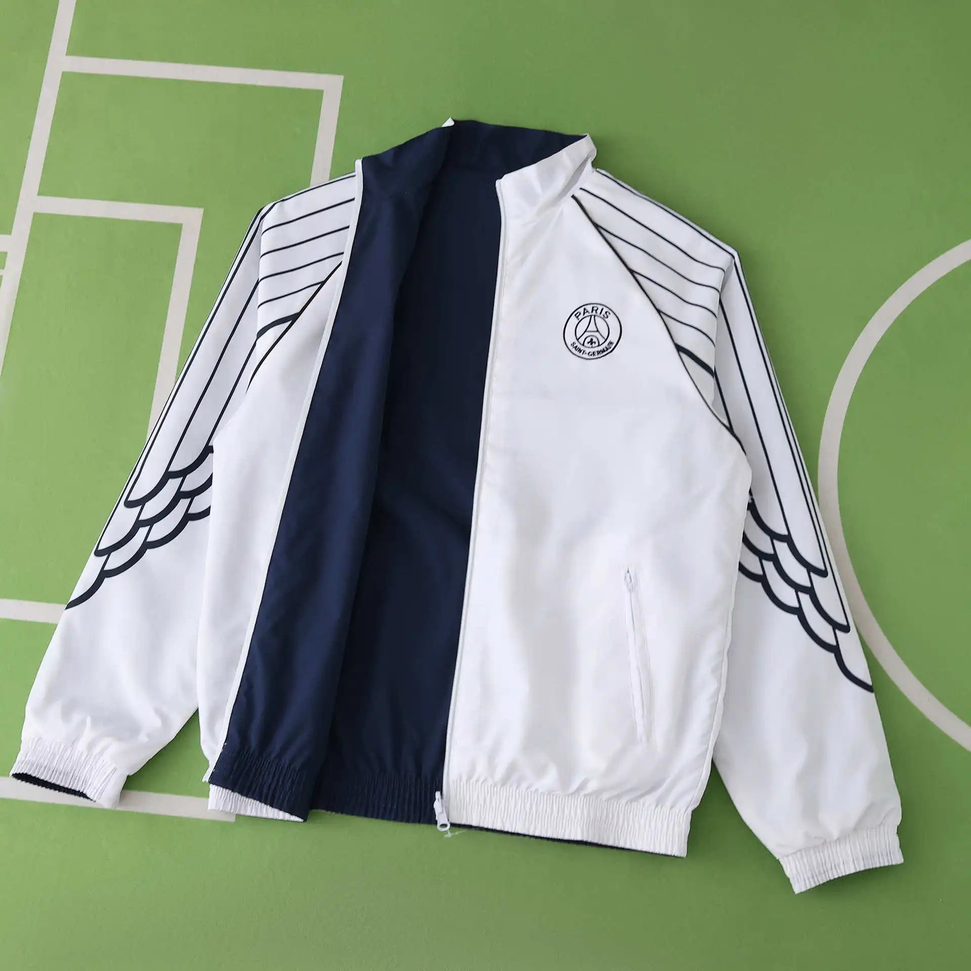 2526 Paris Dark Blue/White Reversible Jersey (Please Note Customization Info in Order Remarks, Messages Not Accepted)