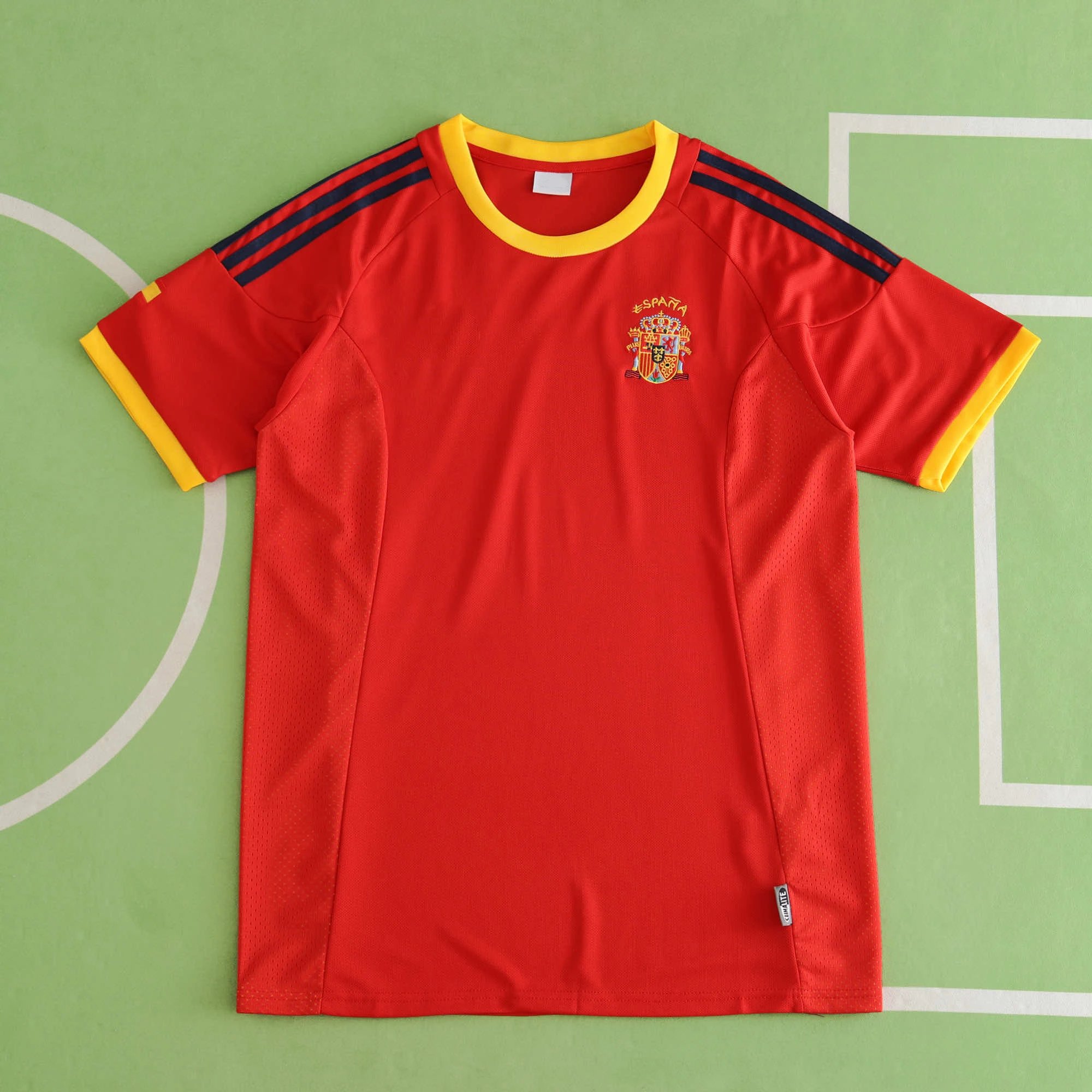 2002 Spain Home Thai Version (Please note customization info when placing order, messages are not counted)