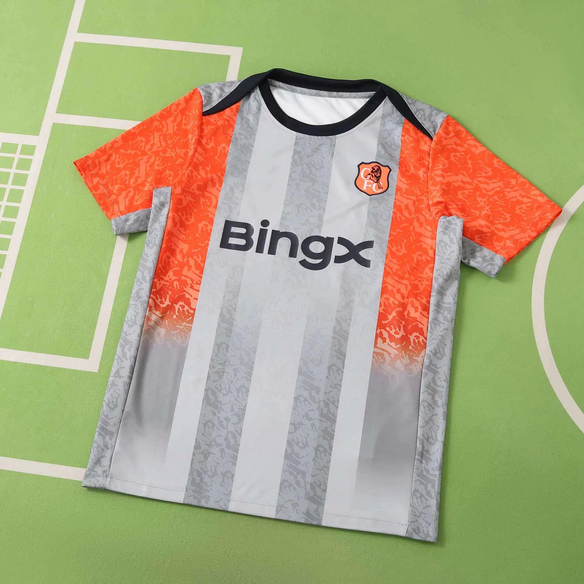 2627 Chelsea Grey Training Suit Thai Version (Please note customization info in your order remarks; messages are not counted)