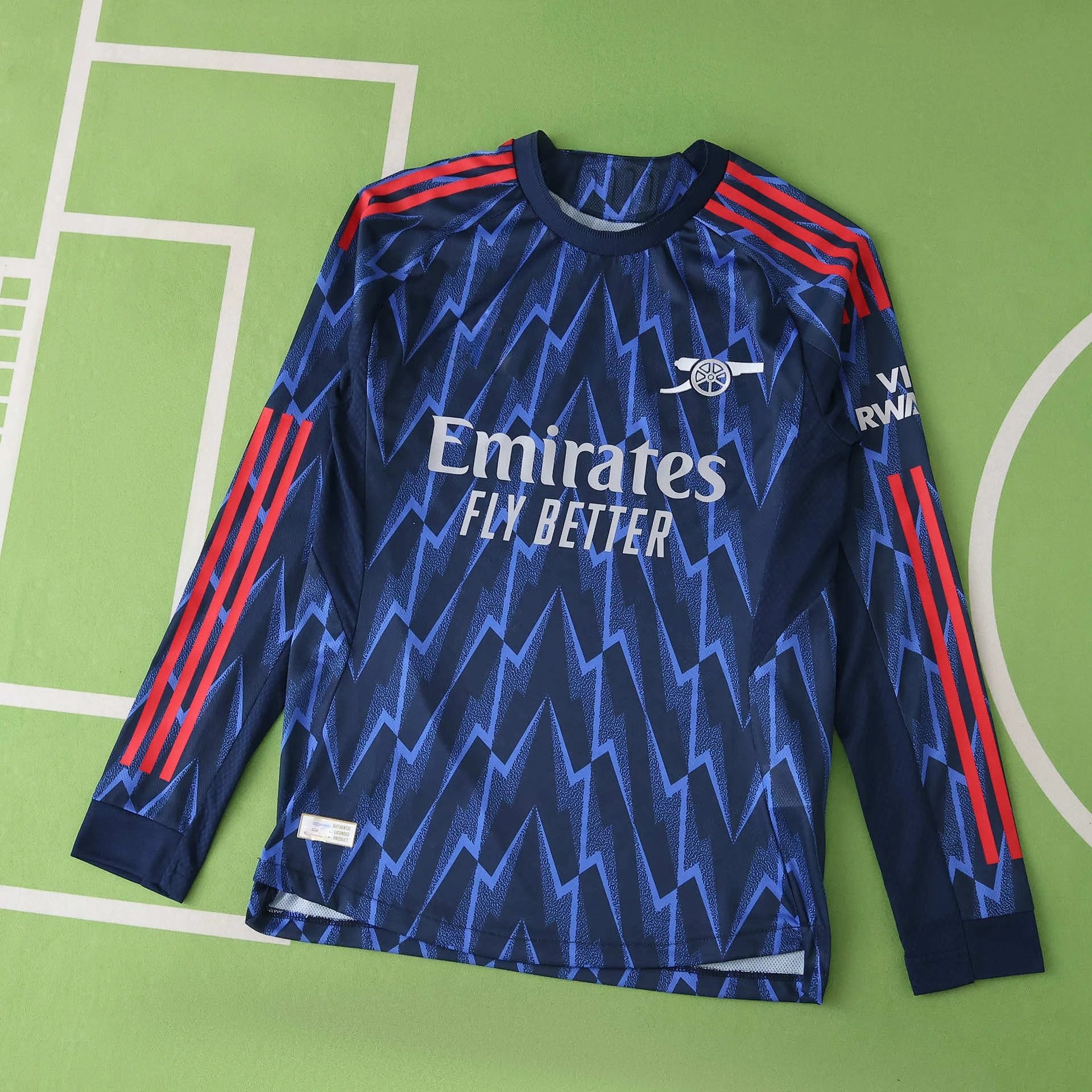 2526 Arsenal Away Long Sleeve Authentic Player Version (Please leave customization info in order notes, messages will not be accepted)