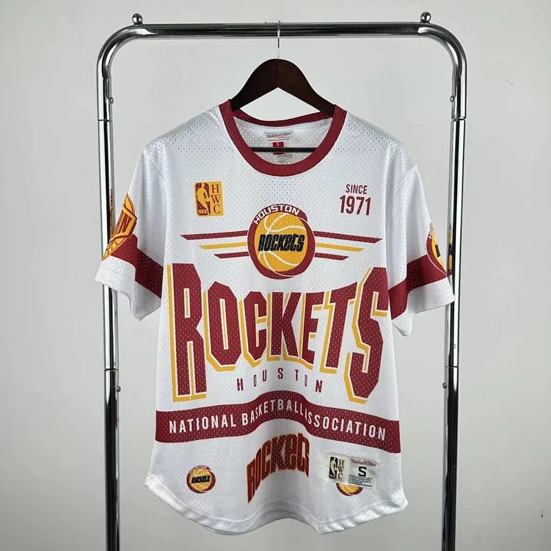 25-26 NBA Houston Rockets Retro Short-Sleeve Shirt