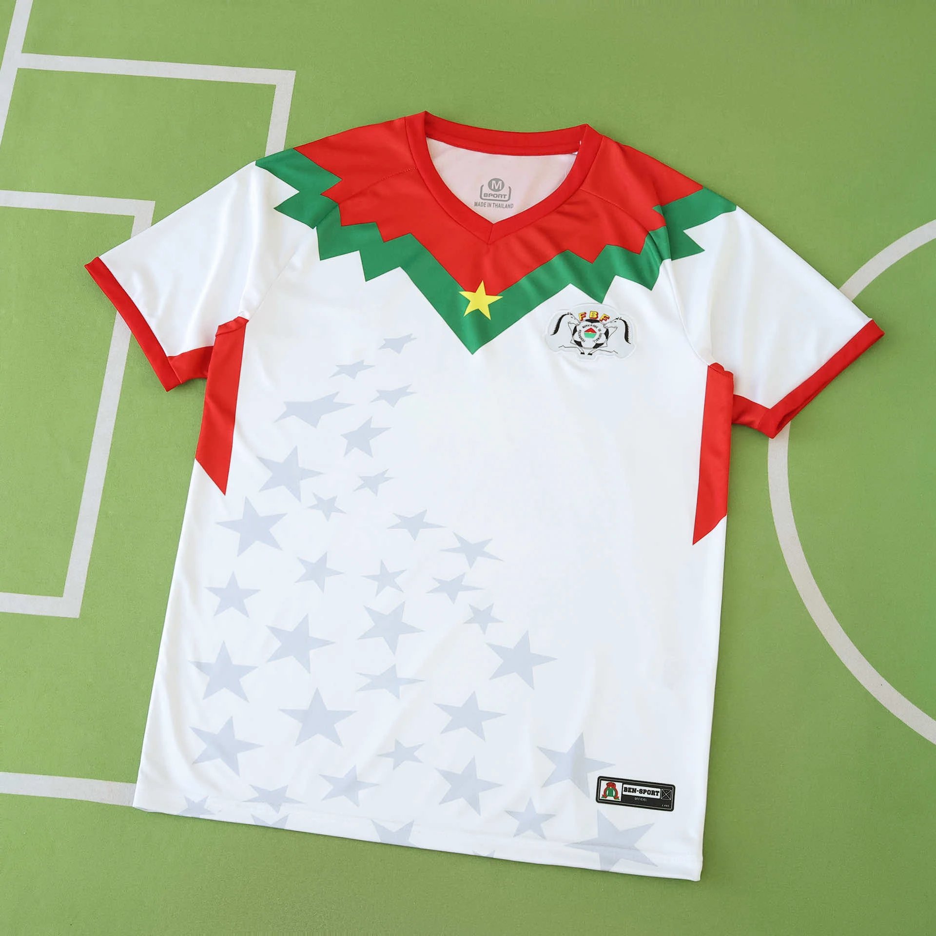 24/25 Burkina Faso Away White Thai Version (Please note customization info in order remarks, messages are not counted)