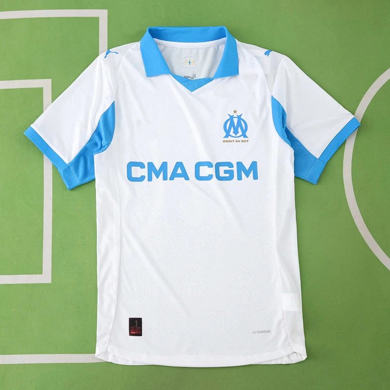 2526 Marseille Home Player Version (Please note customization info in order remarks; messages are not counted)