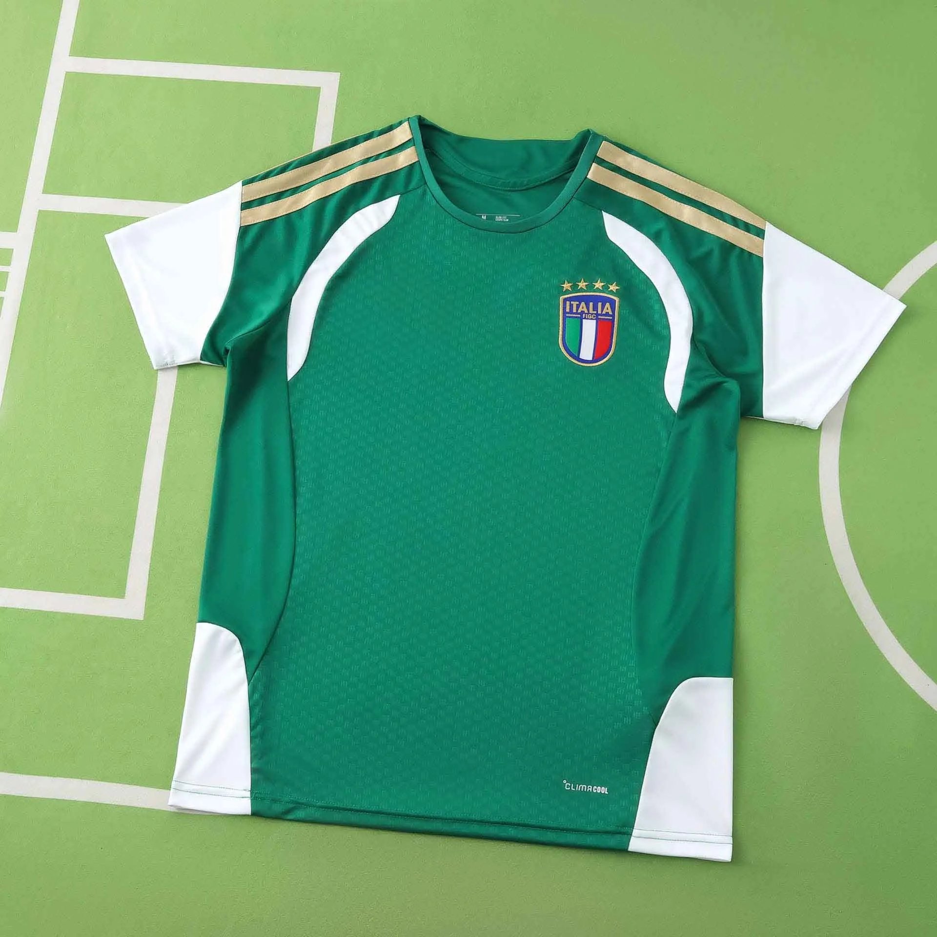 Adidas Green Italia Soccer Jersey