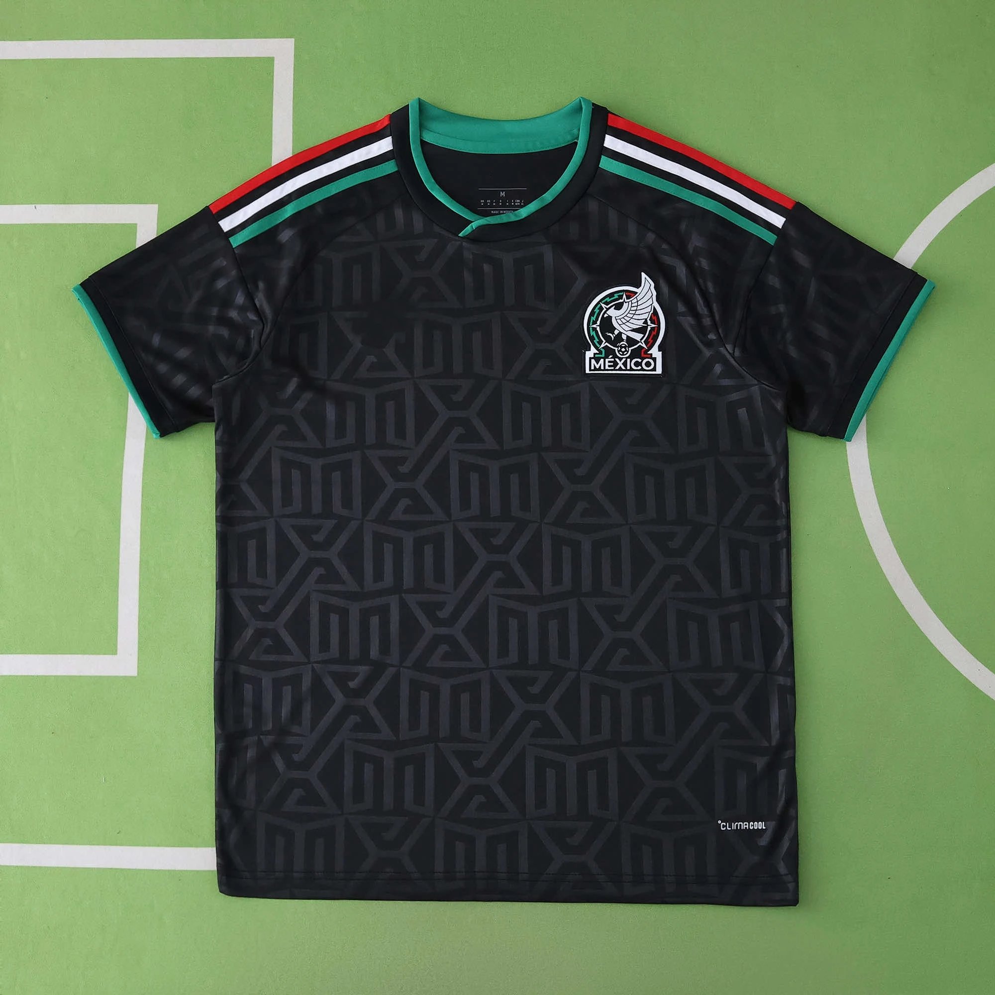 2526 Mexican black green collar training suit Thai version (please note customization information when placing the order, message sending is not included)