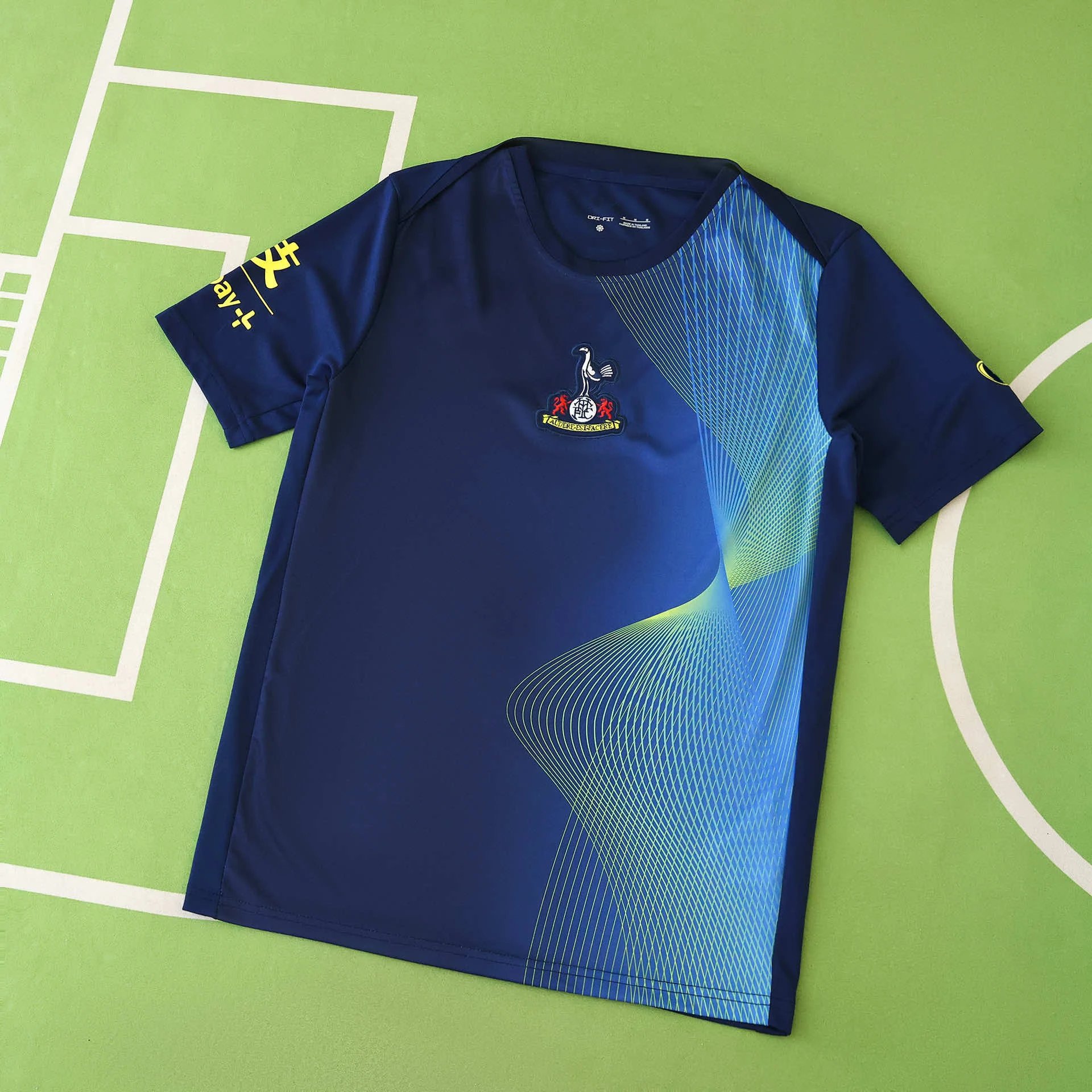 2526 Tottenham Dark Blue Pre-Match Jersey Thai Version (Please note customization info when placing order, messages are not counted)