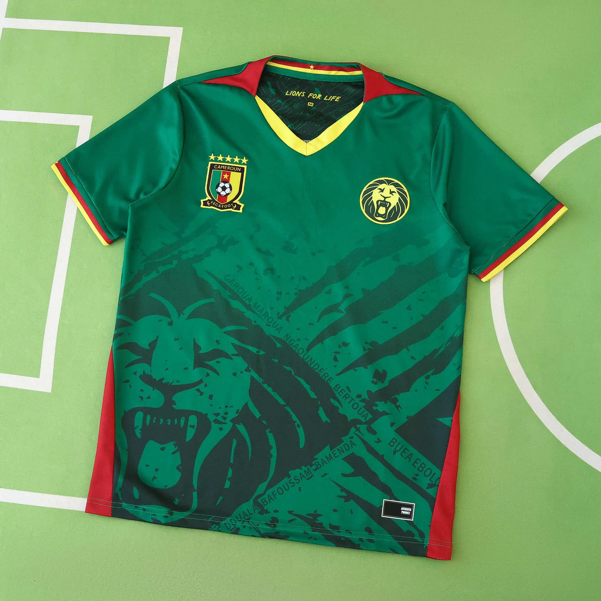 2526 Cameroon Home Jersey Thai Version (Please note customization info when placing order, messages are not counted)