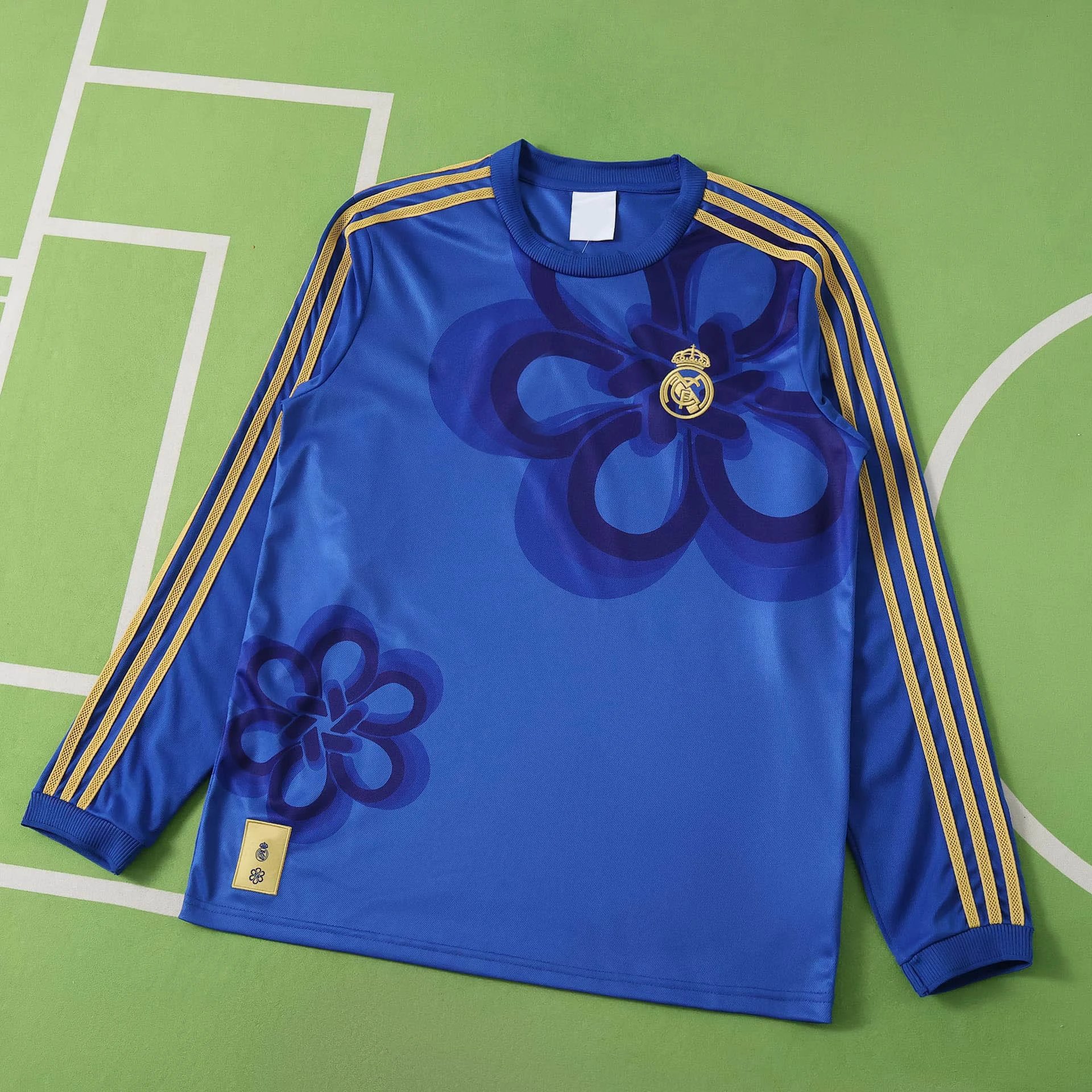 2526 Real Madrid Blue Chinese New Year Long Sleeve Thai Version