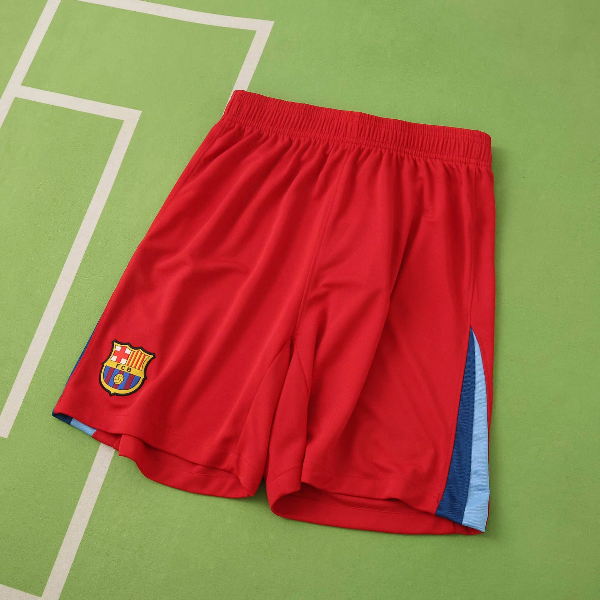 FC Barcelona 2526 Third Kit Red Shorts