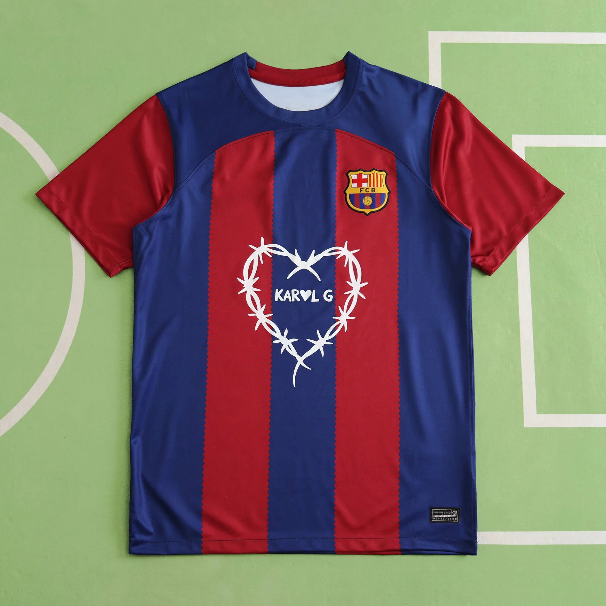 2324 Barcelona Home Heart Thai Version (For customization, please leave a note when placing an order, do not send private messages)